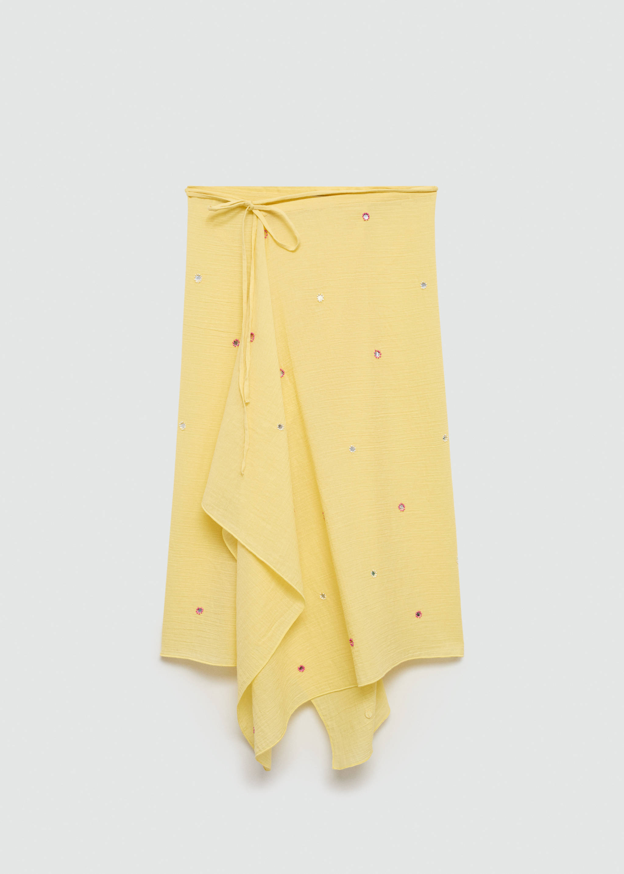 Sarong skirt with embroidered details - Article without model