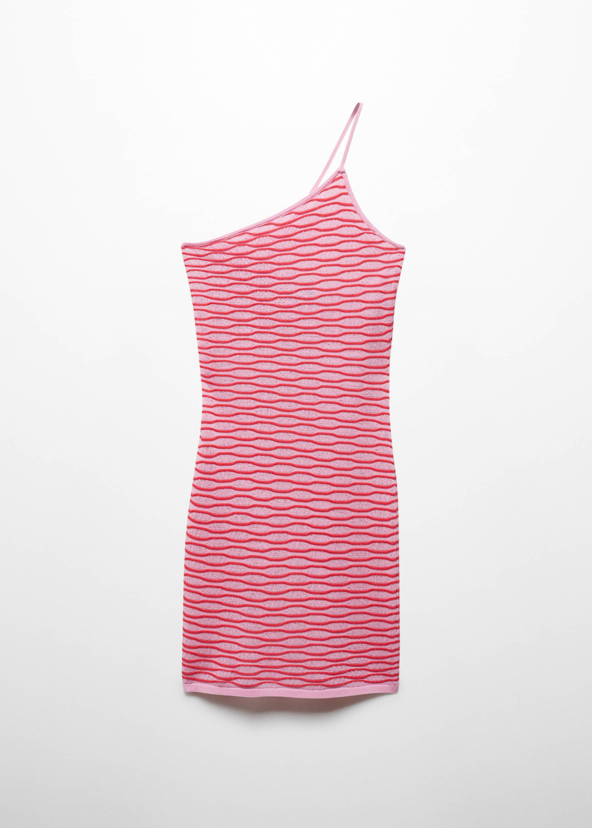 Textured knitted dress - Article without model