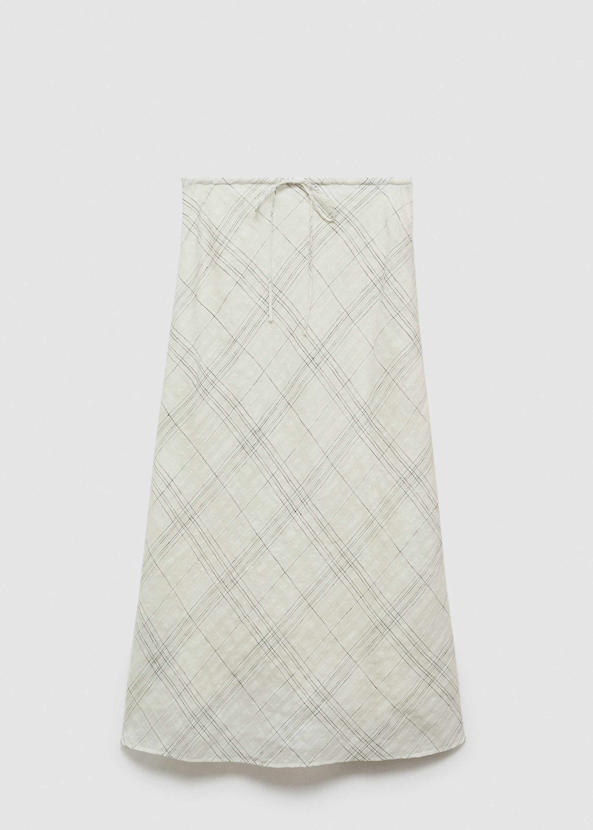 Falda lino estampada - Artículo sin modelo