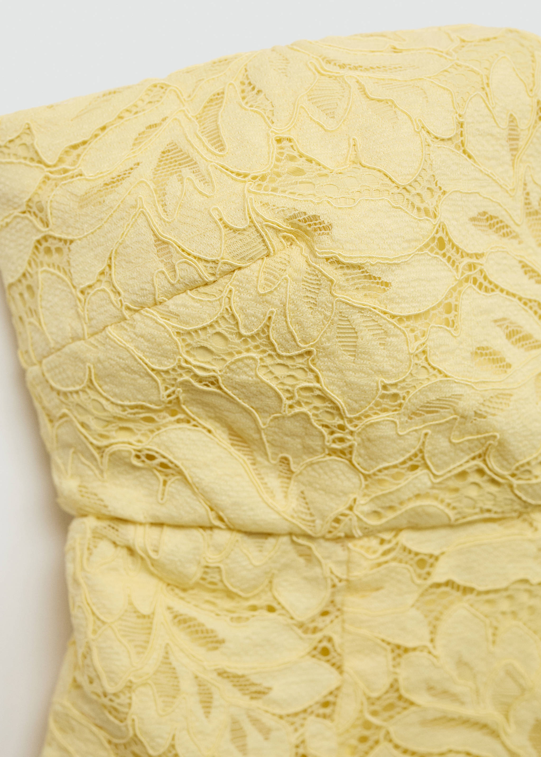 Egyenes dekoltázsú csipke ruha - A termék adatai 0