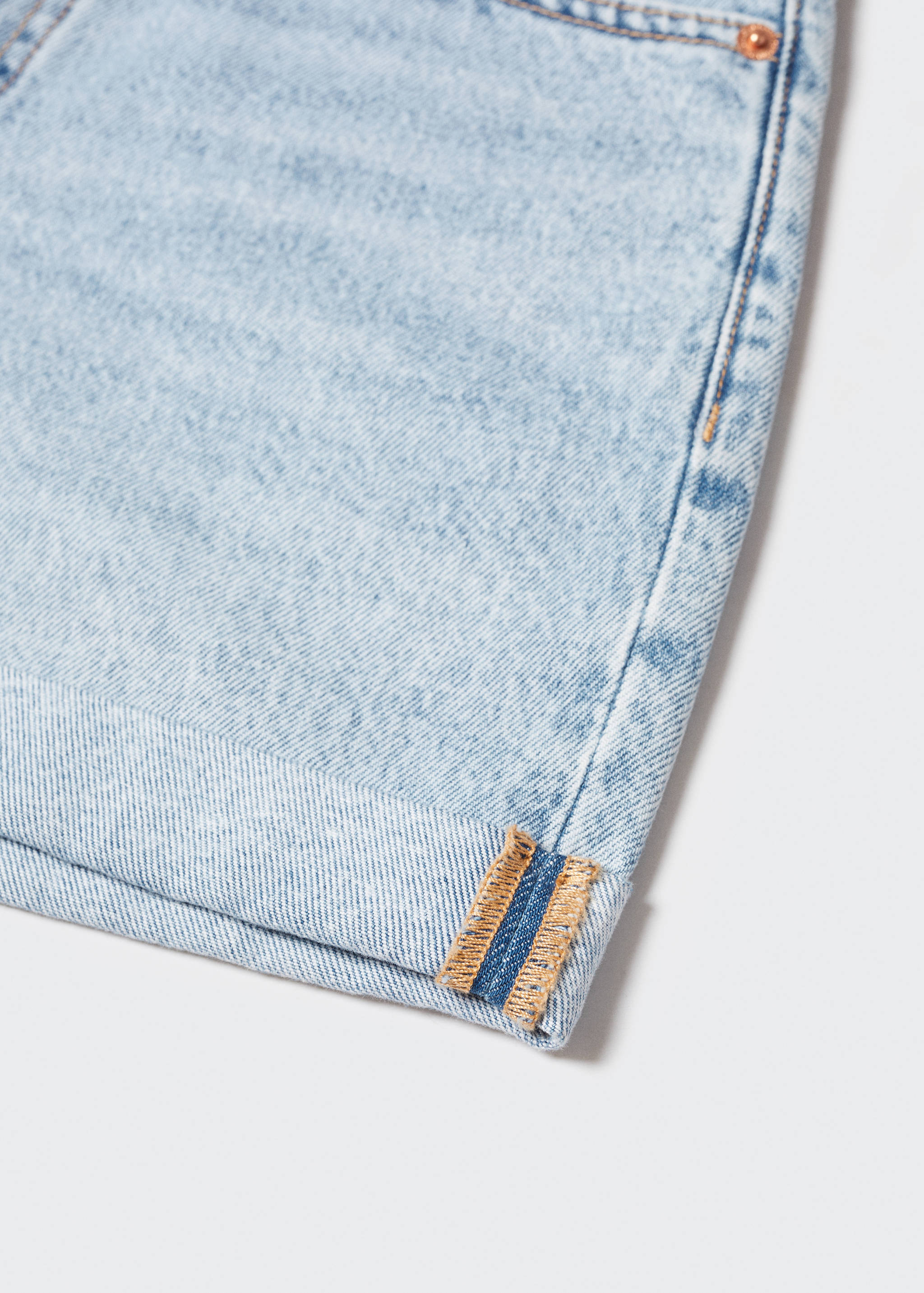 Mom Fit-Jeans-Shorts - Detail des Artikels 8