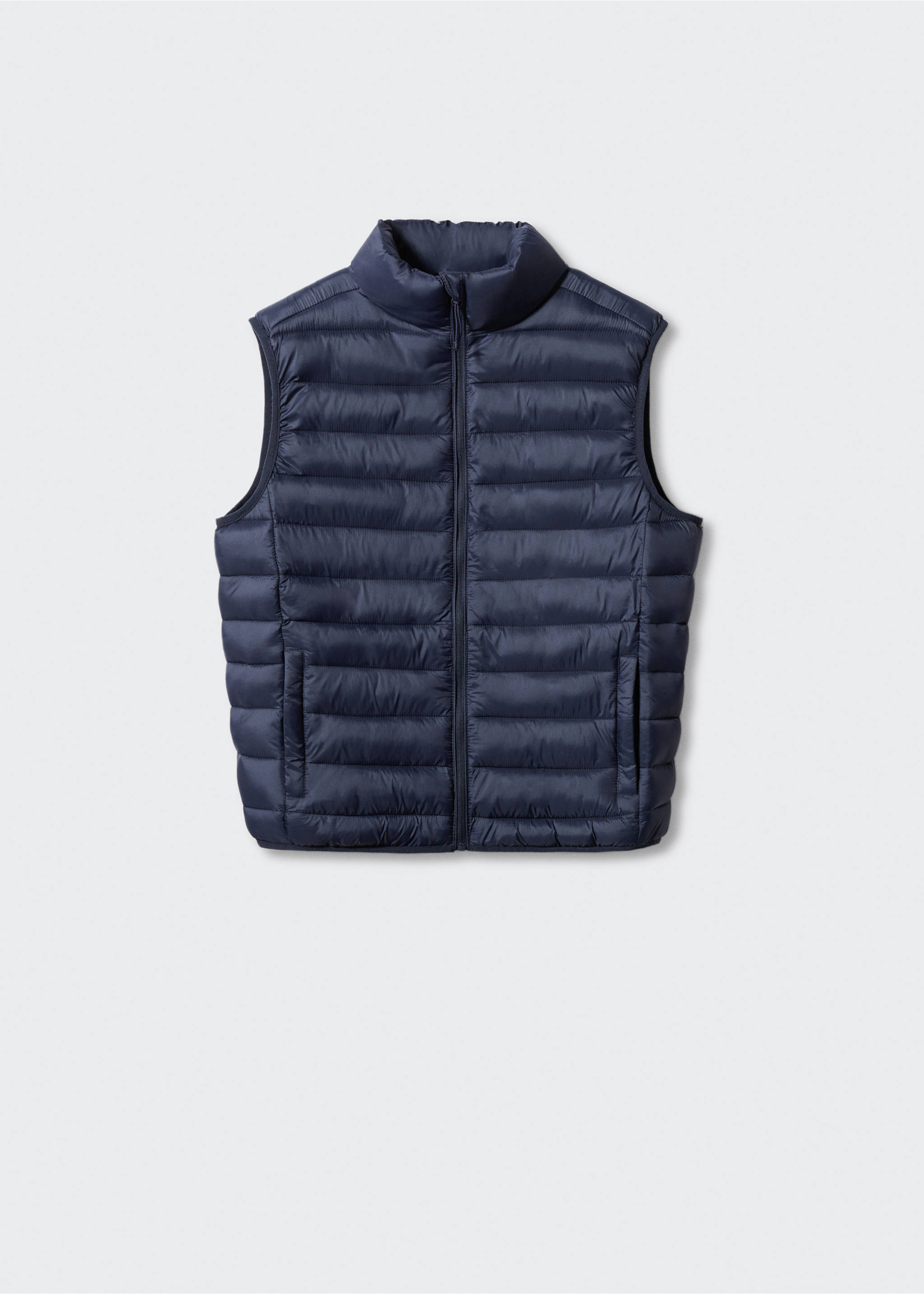 Quilted gilet - Article without model, Navy. Ref: 67960470-00.