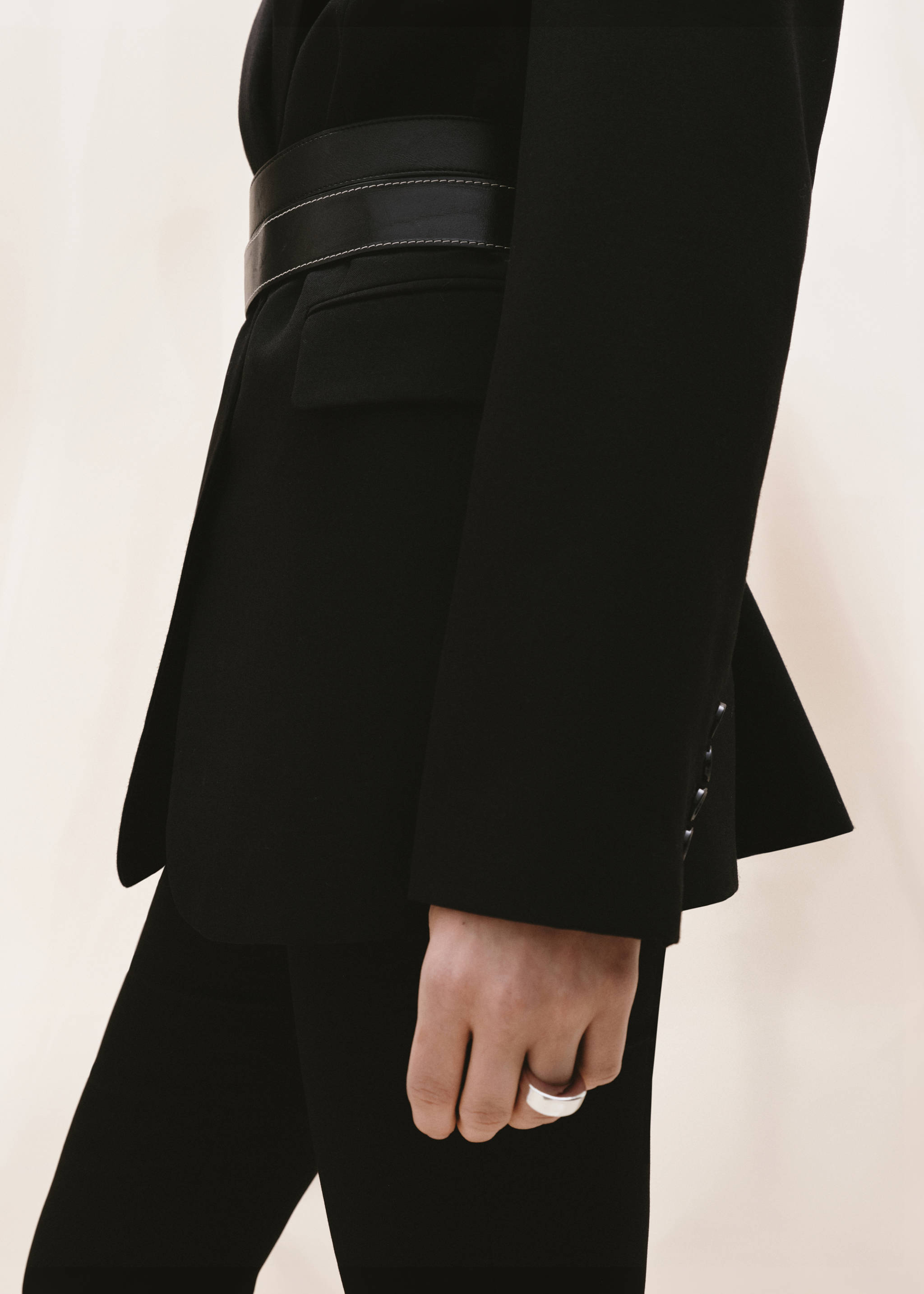 Skinny Hose in 7/8-Länge - Detail des Artikels 6, Schwarz. Ref: 67980514-00.