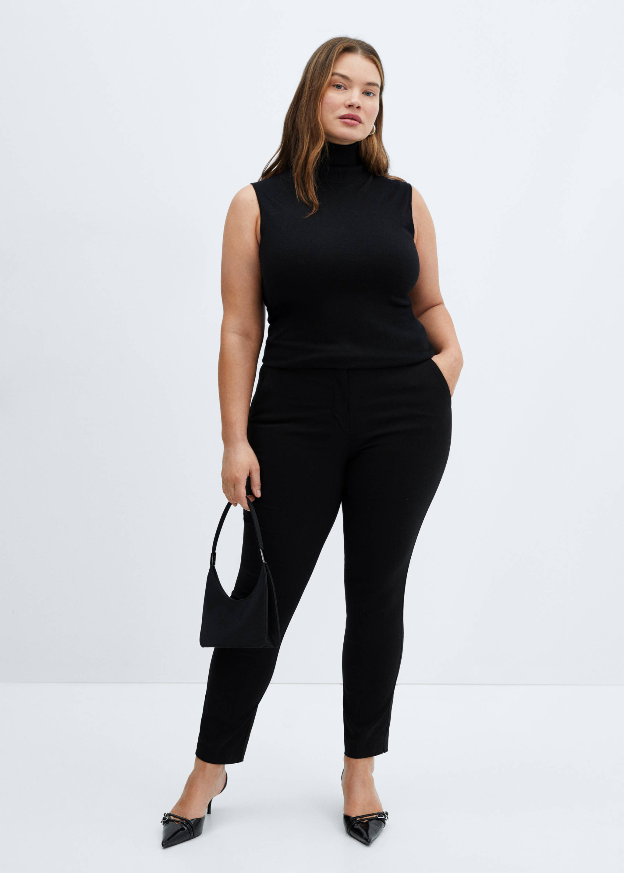 Crop skinny trousers - Details of the article 3