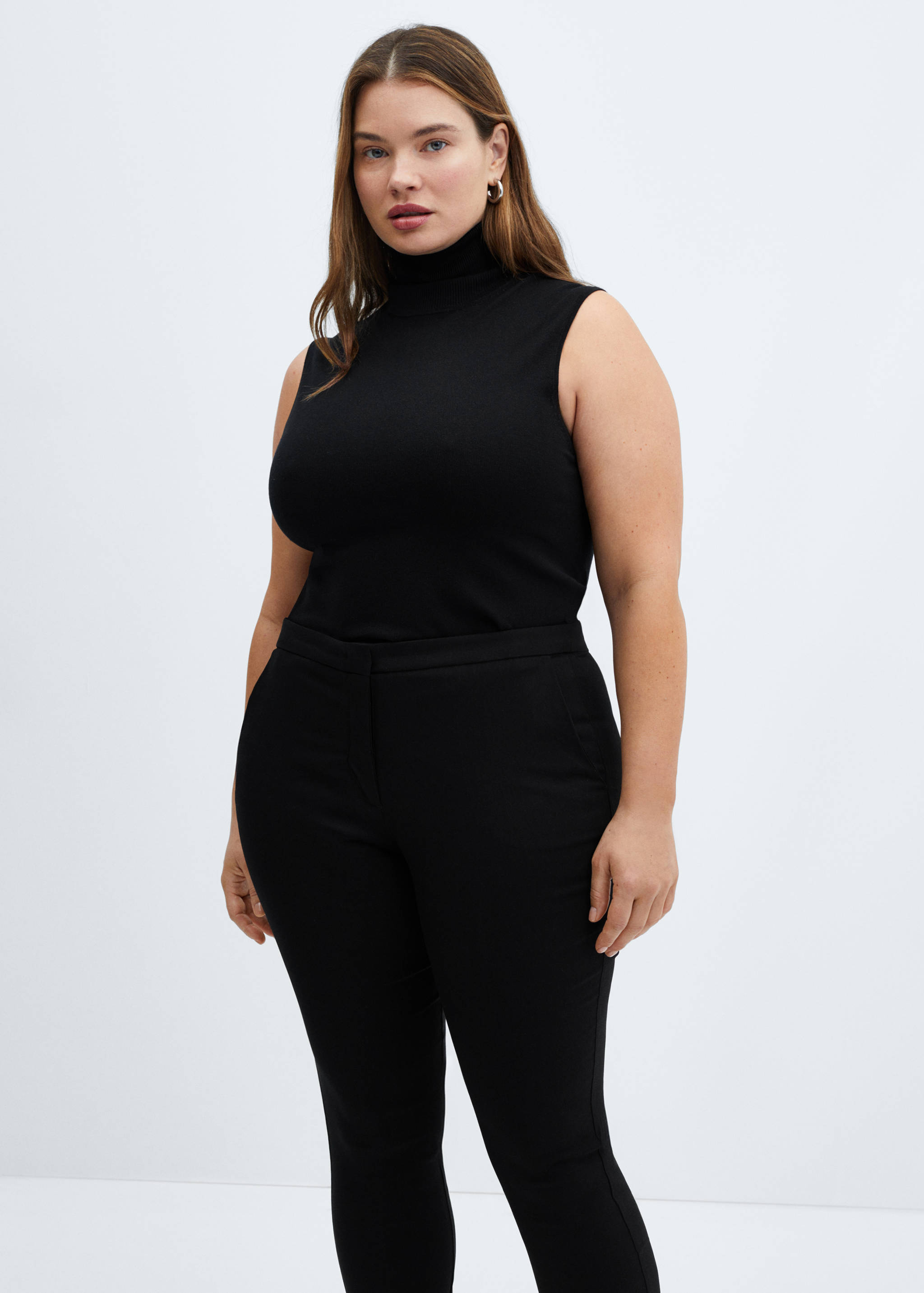 Crop skinny trousers - Details of the article 5