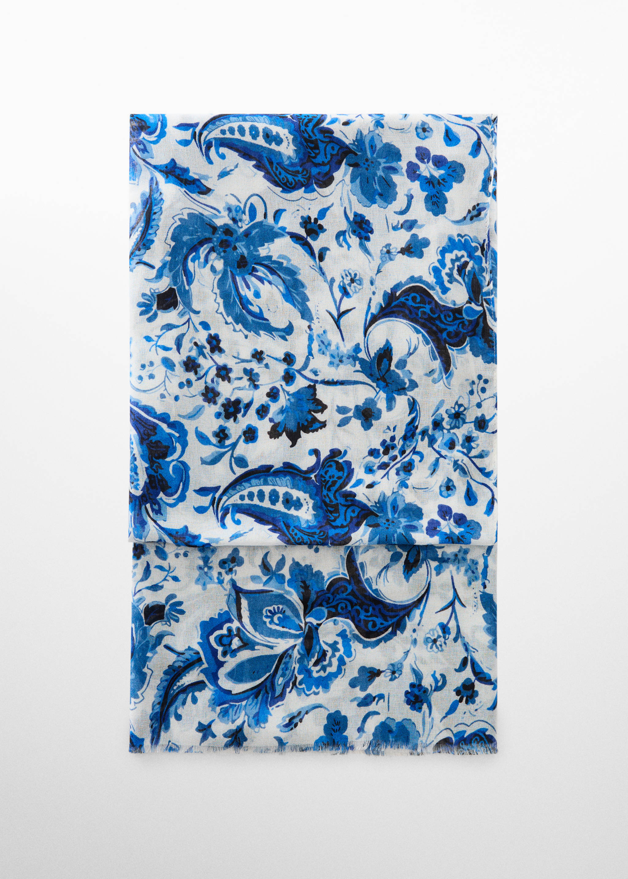 Fular estampado floral - Artículo sin modelo