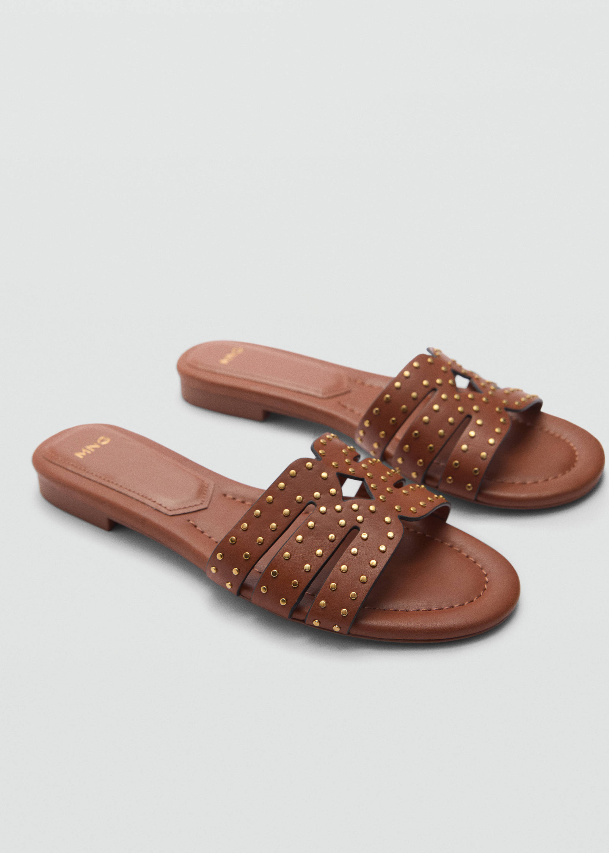 Beaded strap sandal - Medium plane