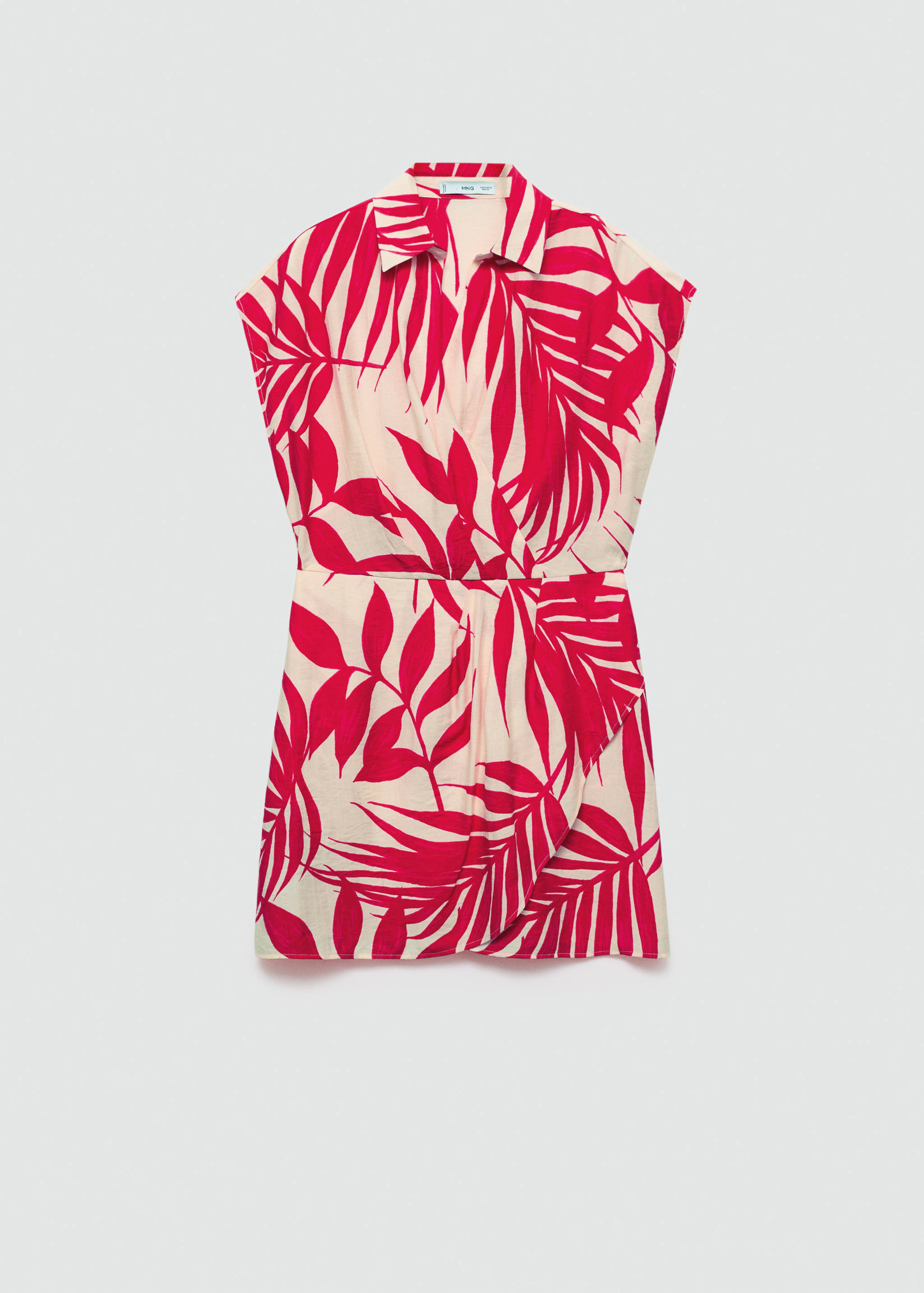 Vestido cruzado estampado - Artículo sin modelo