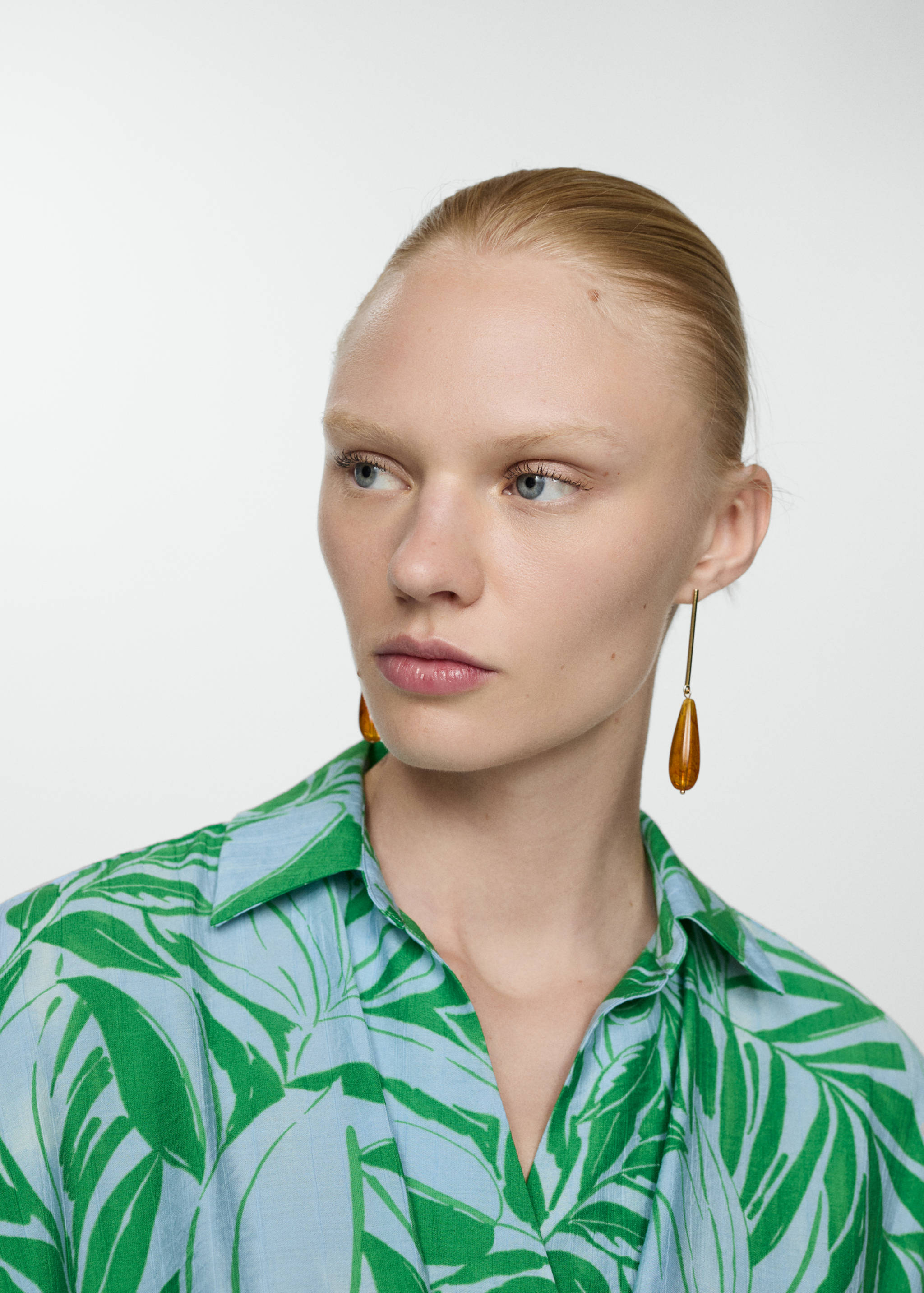 Print wrap dress - Details of the article 1