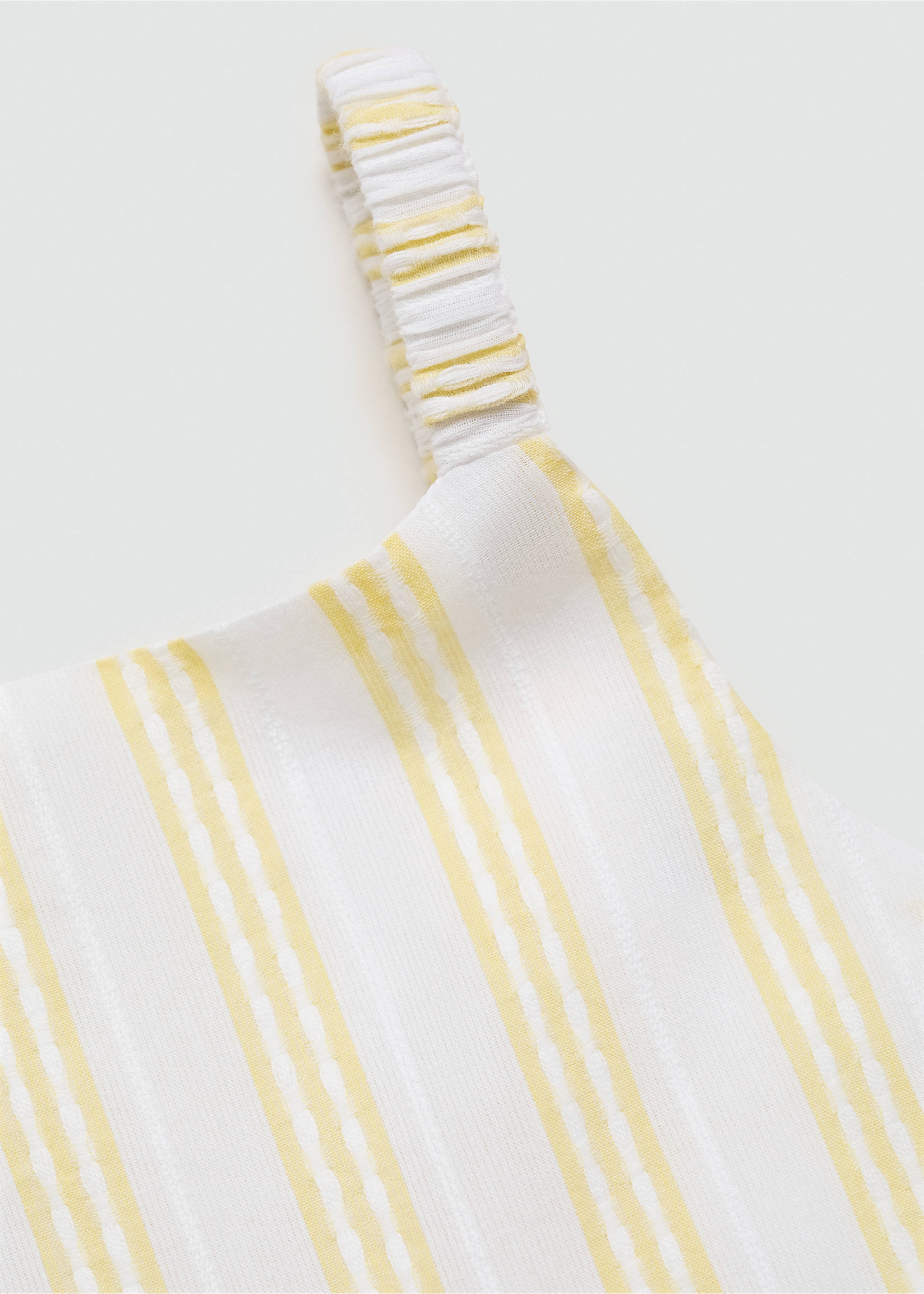 Robe rayures volants - Détail de l'article 8, Jaune. Ref: 77000357-00.