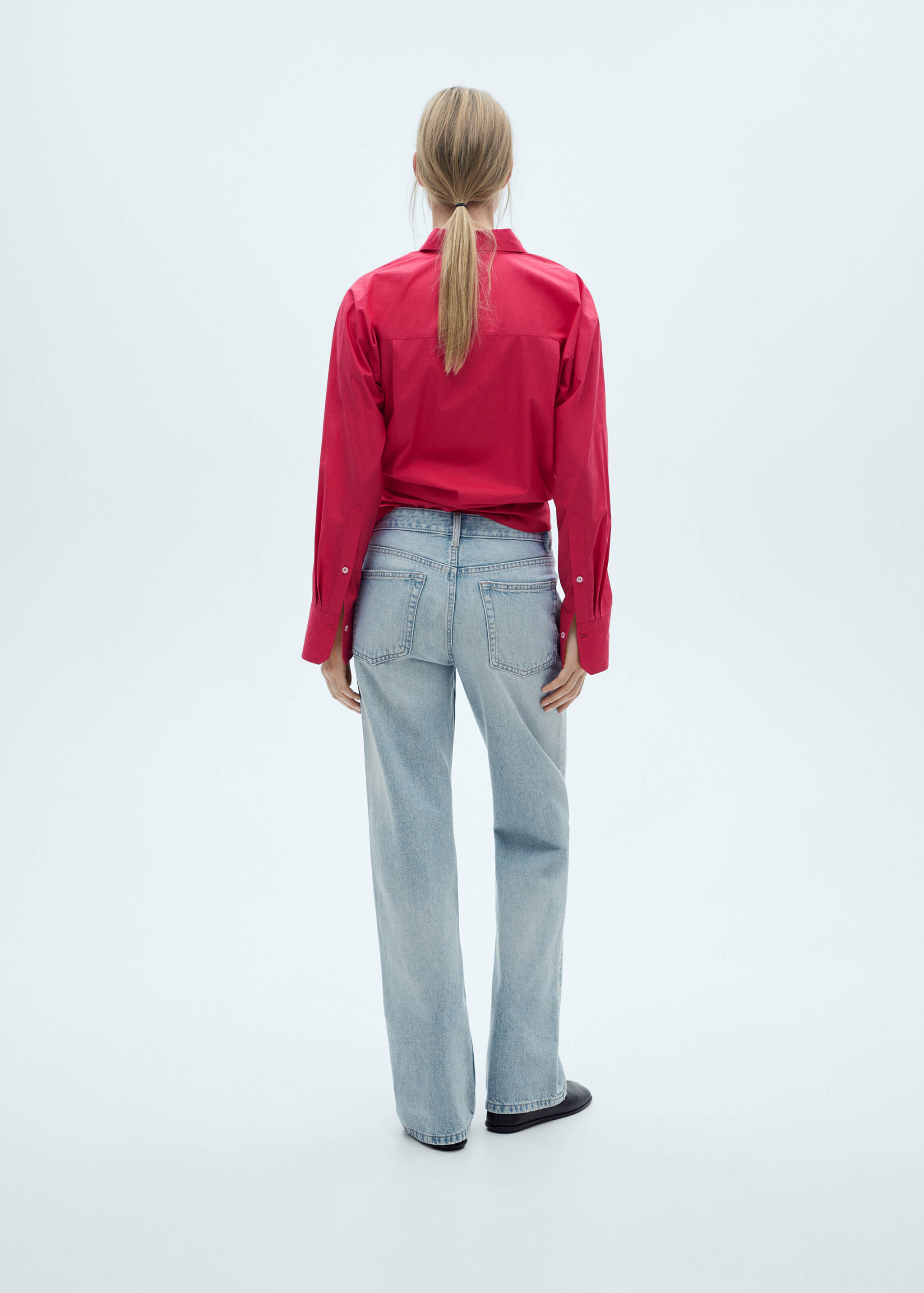 Miami medium-rise straight-fit jeans - Reverse of the article