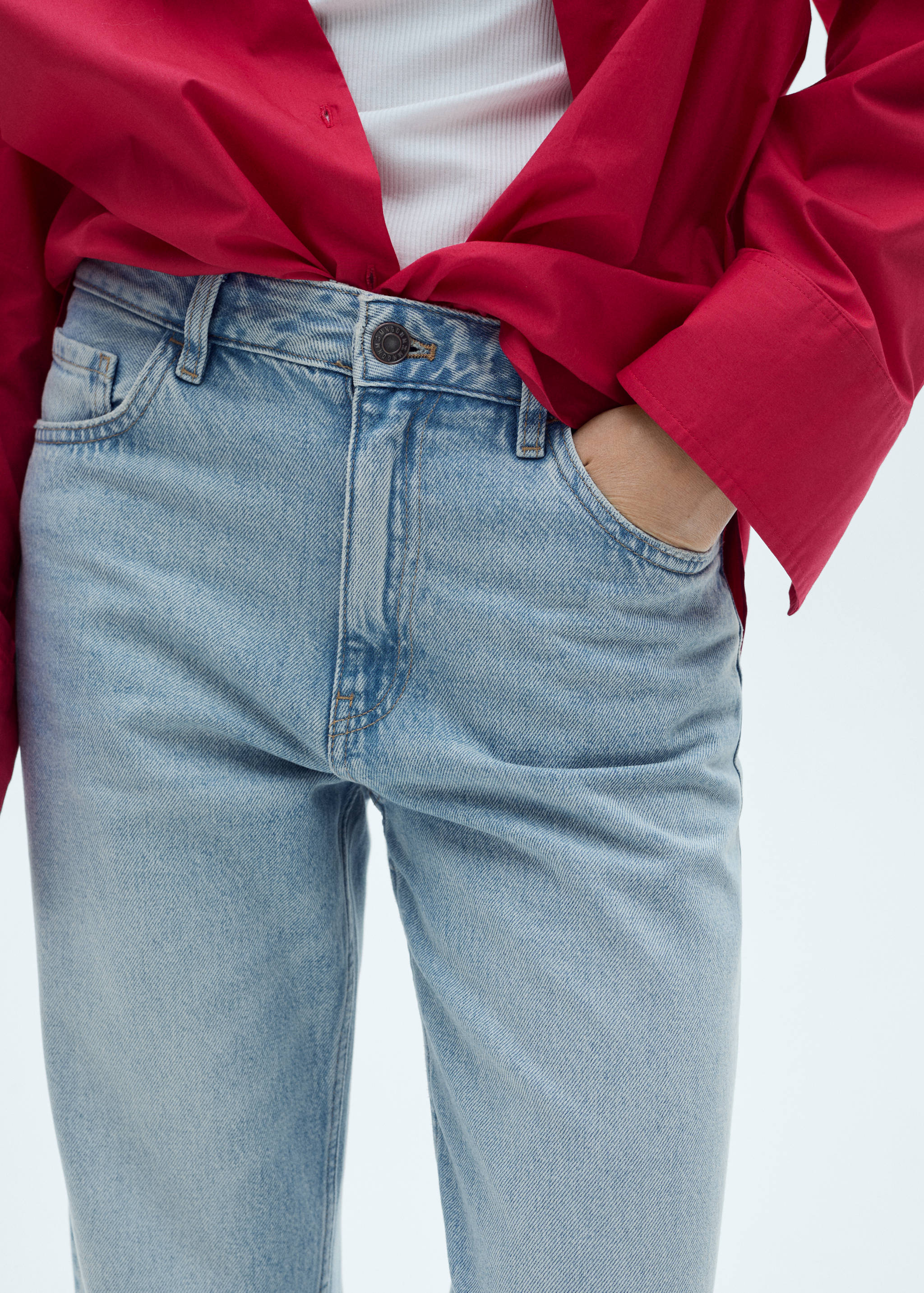 Miami medium-rise straight-fit jeans - Details of the article 6