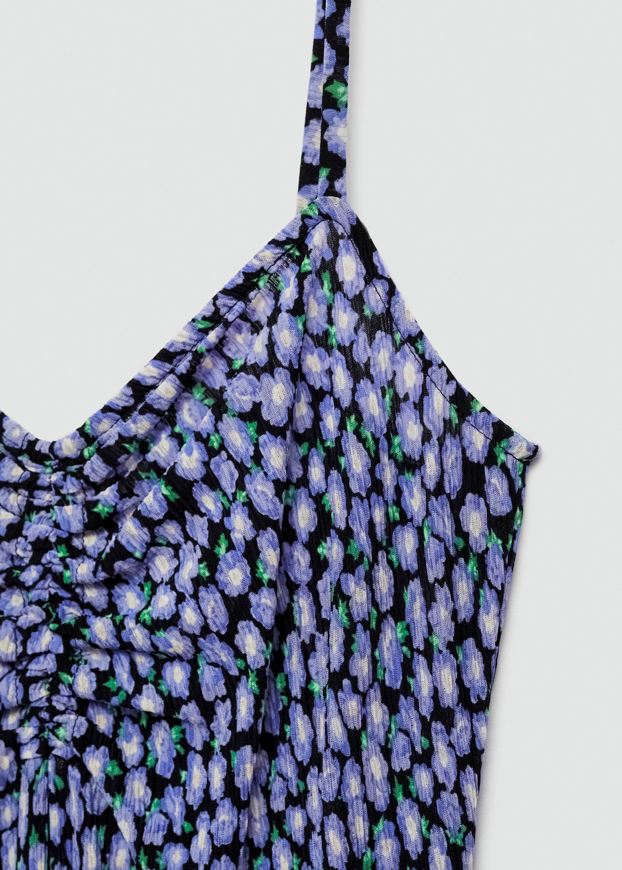 Long printed dress - Details of the article 8