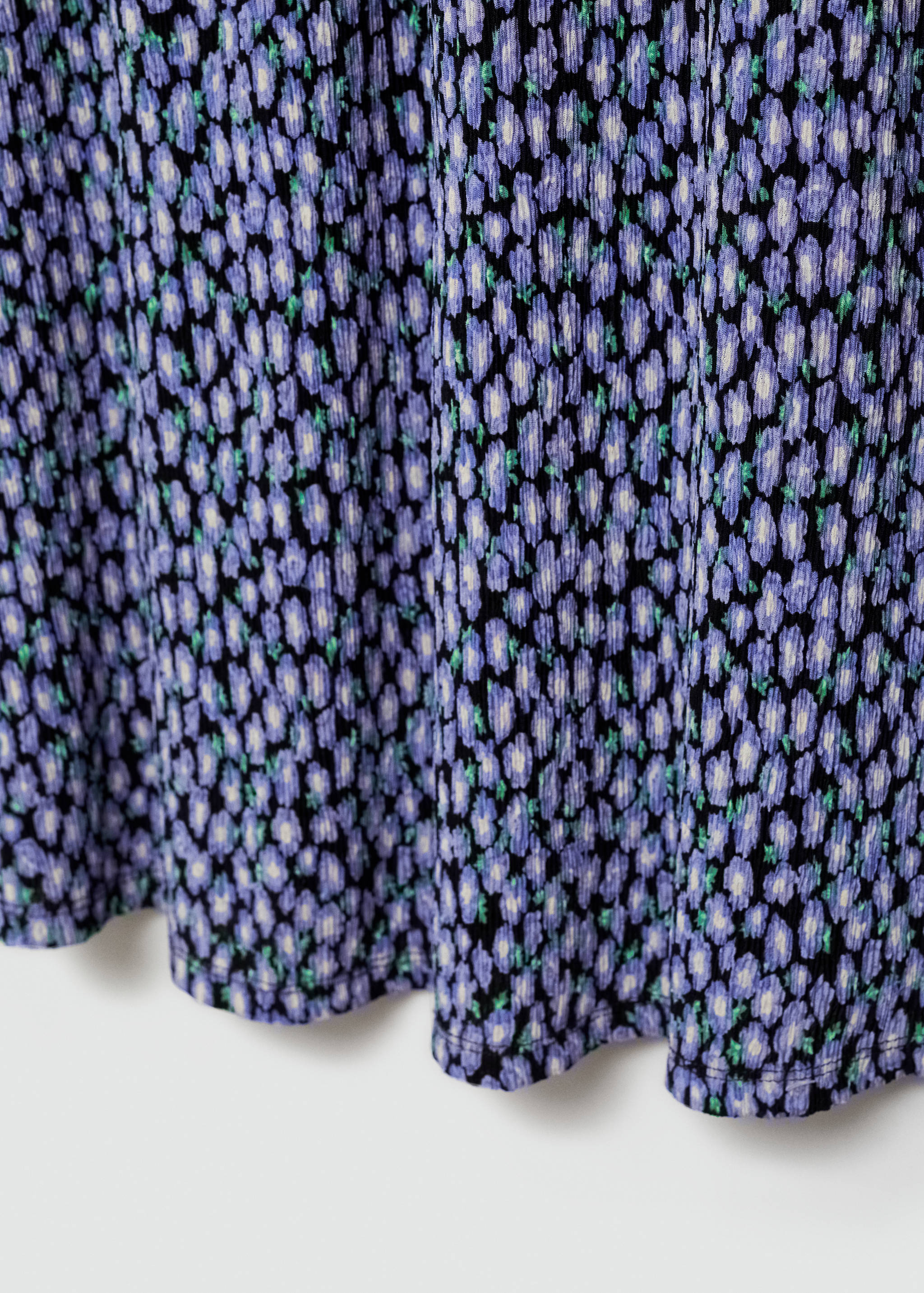 Long printed dress - Details of the article 0