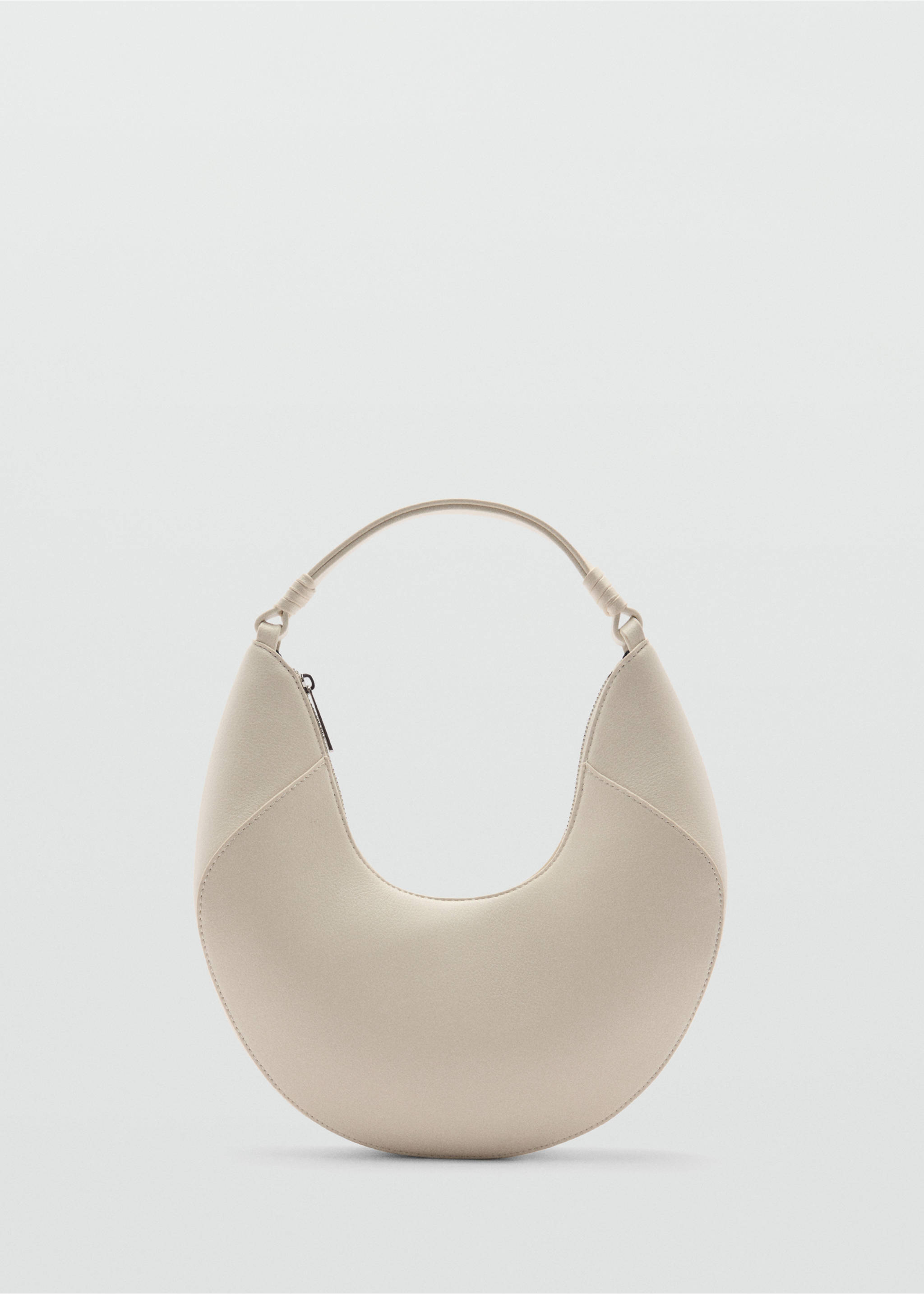 Faux-leather shoulder bag - Article without model, Off White. Ref: 77000374-00.