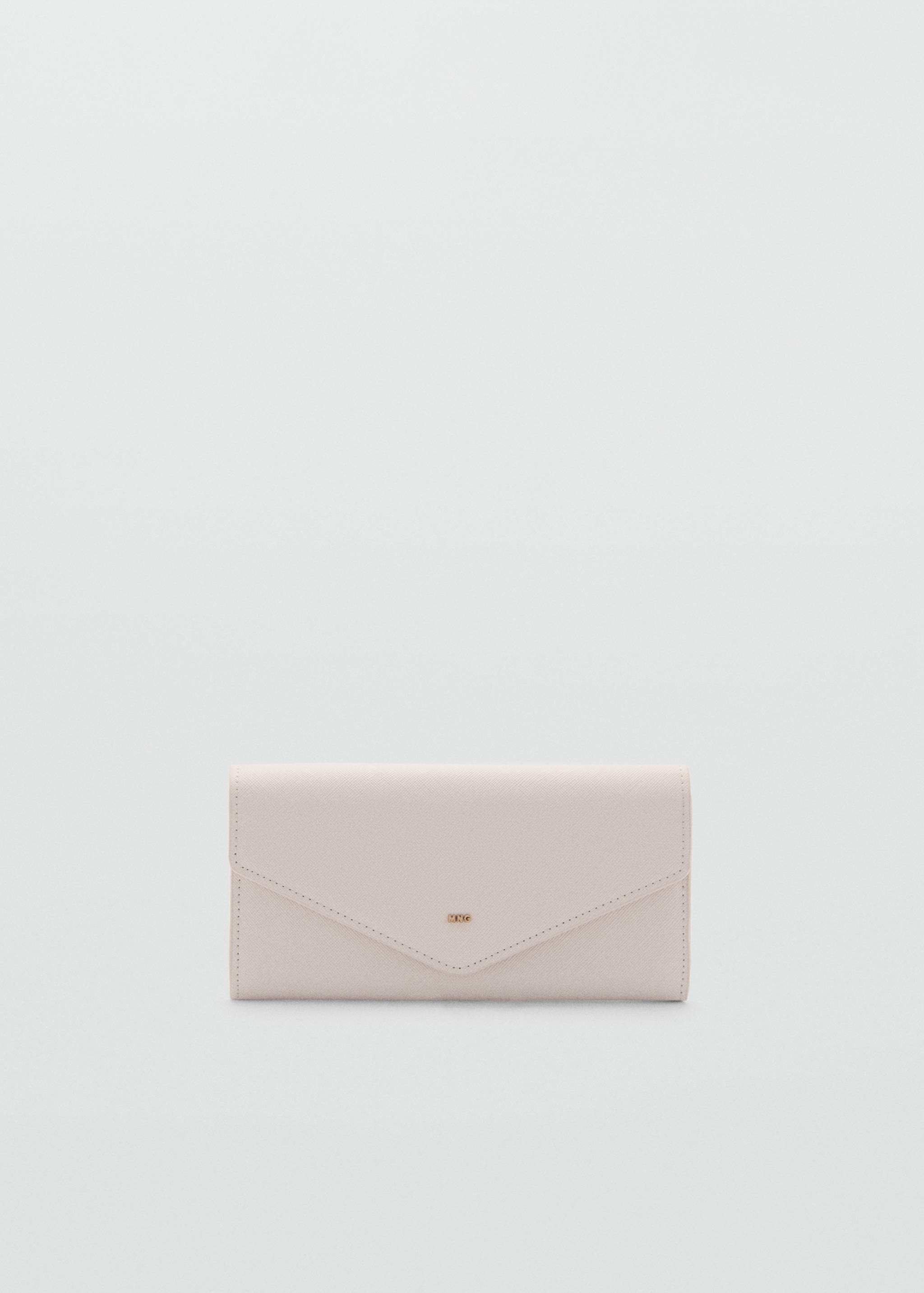 Flap saffiano-effect wallet - Article without model