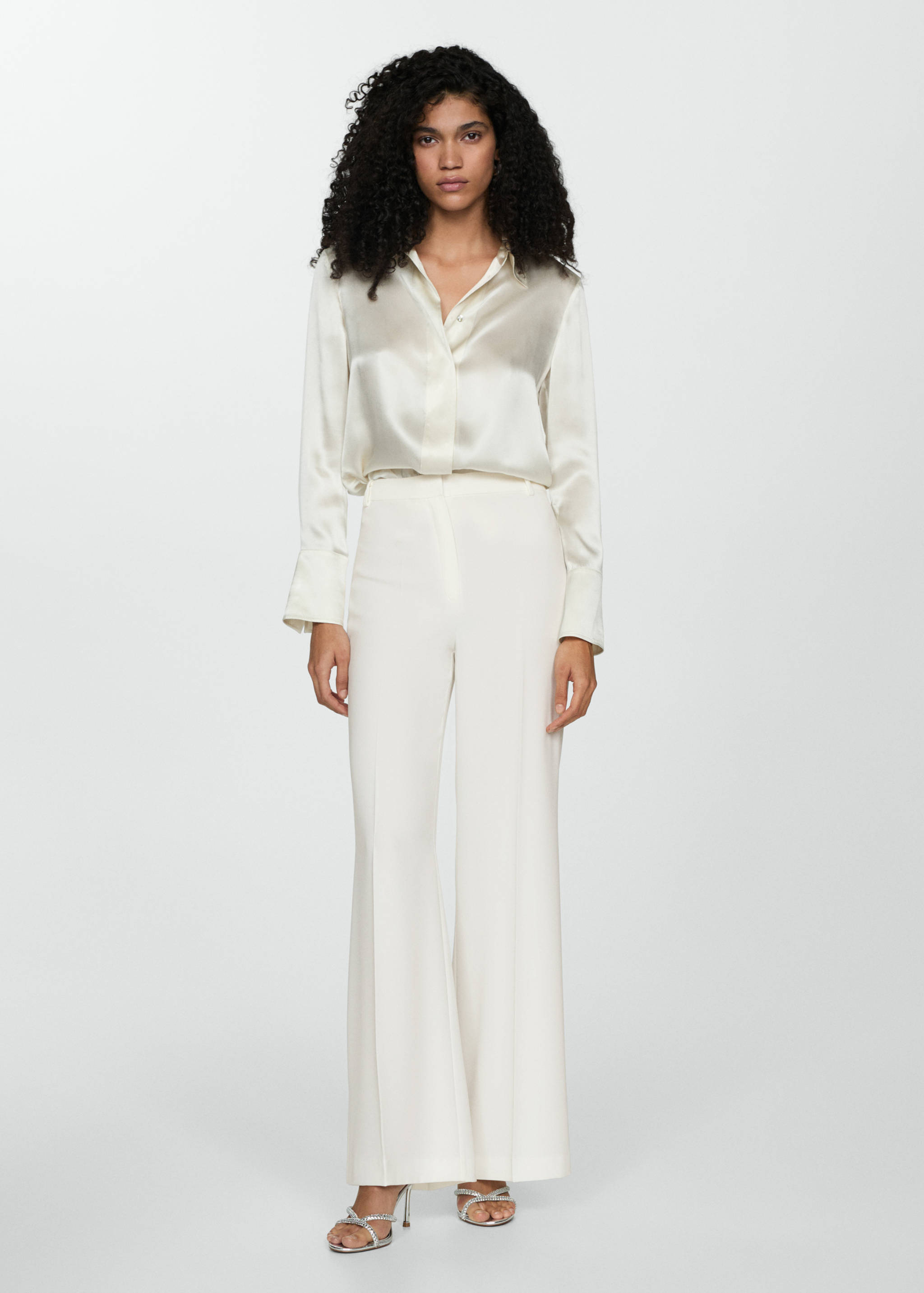 Flowy straight-fit byxor - Allmän bild