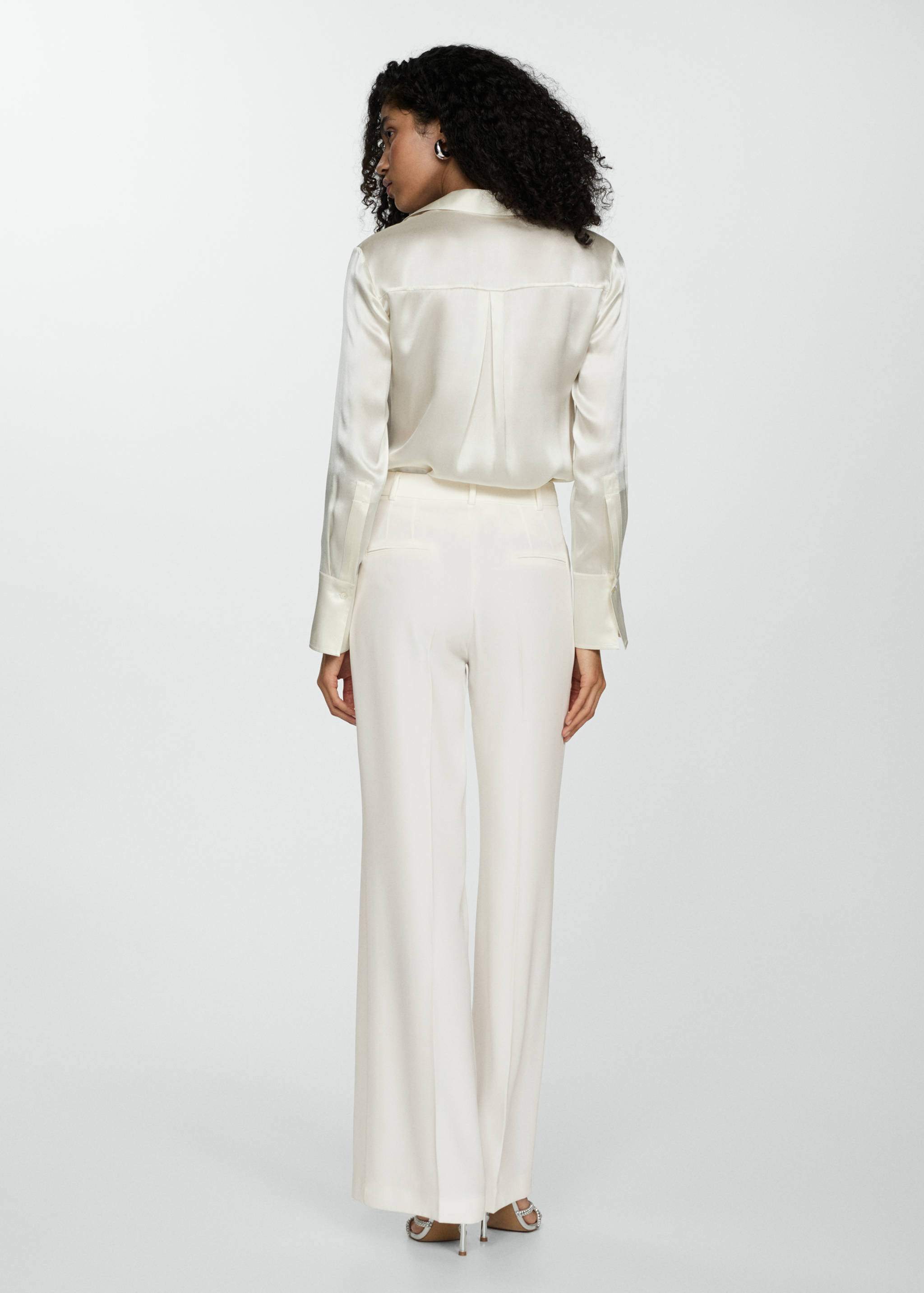 Flowy straight-fit byxor - Artikelns baksida