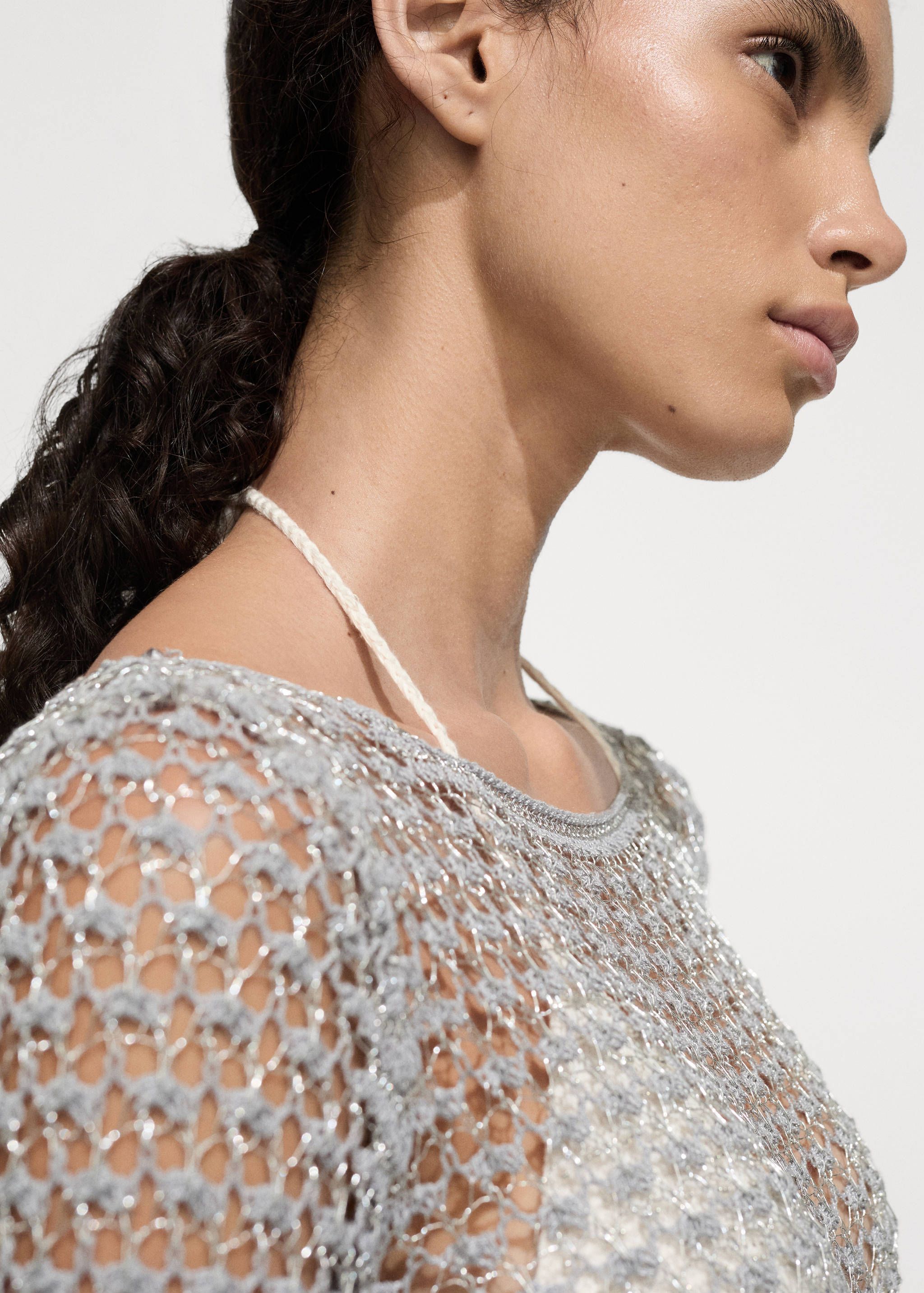 Rochie croșetată din lurex - Detaliu al articolului 1