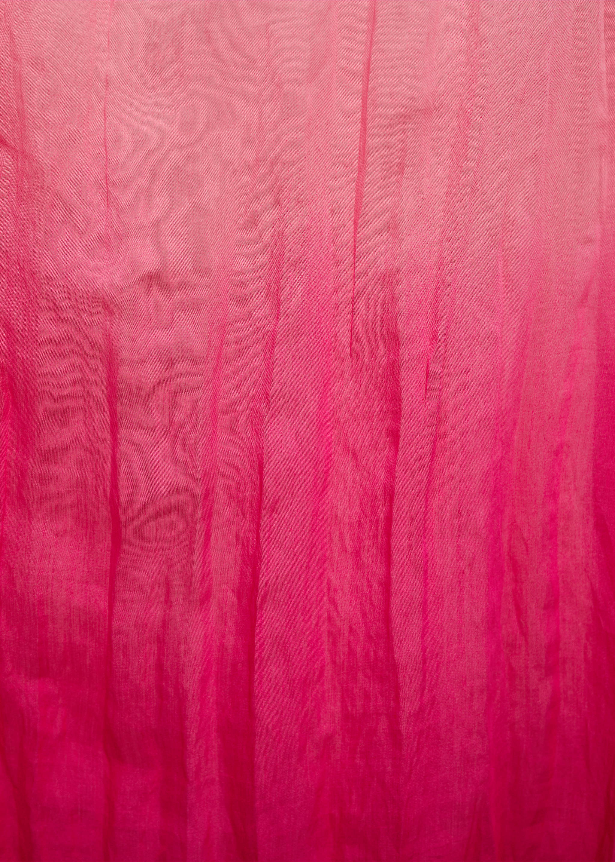 Printed lyocell dress - Details of the article 0, Fuchsia. Ref: 77000386-00.