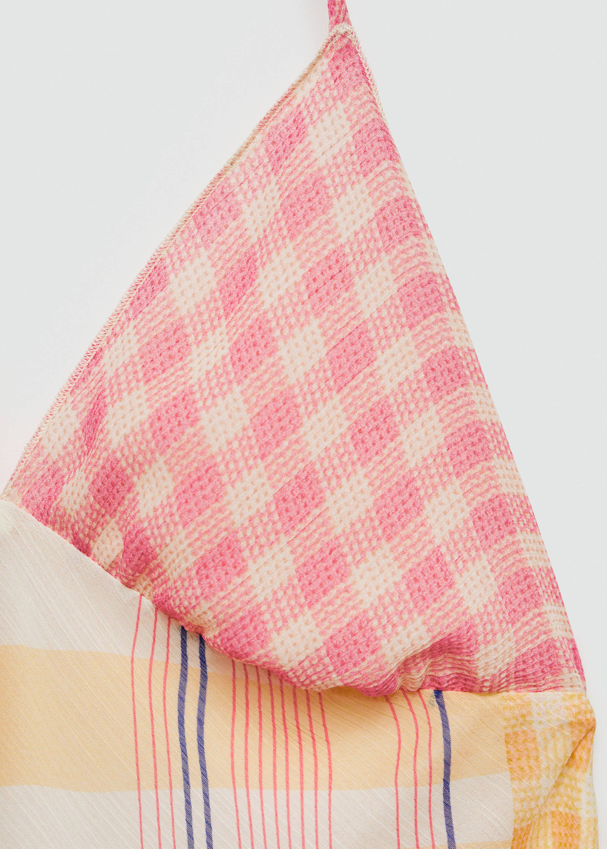 Vestido halter estampado - Detalle del artículo 8