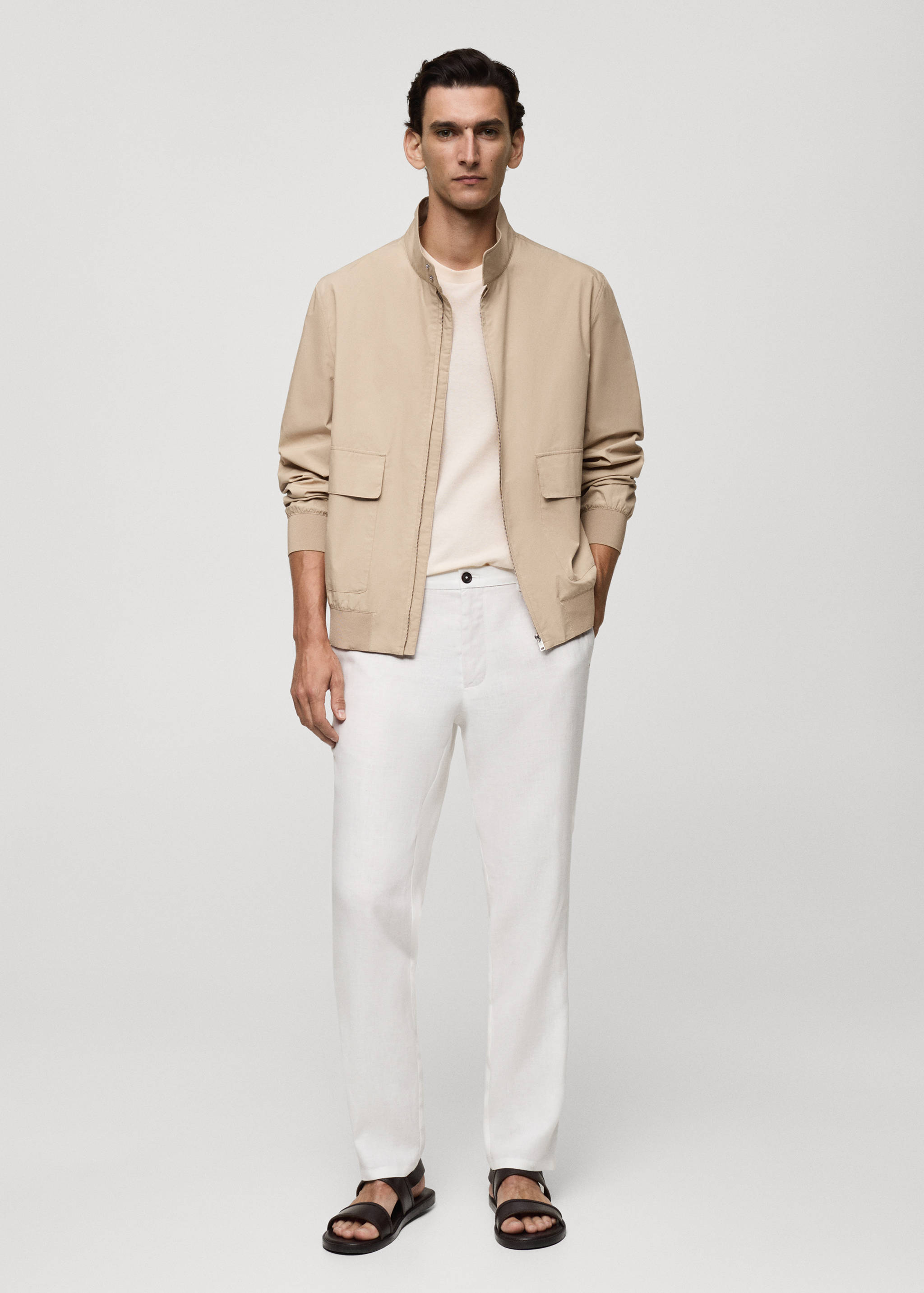 Jasje 100% katoen met zakken - Overzichtstekening