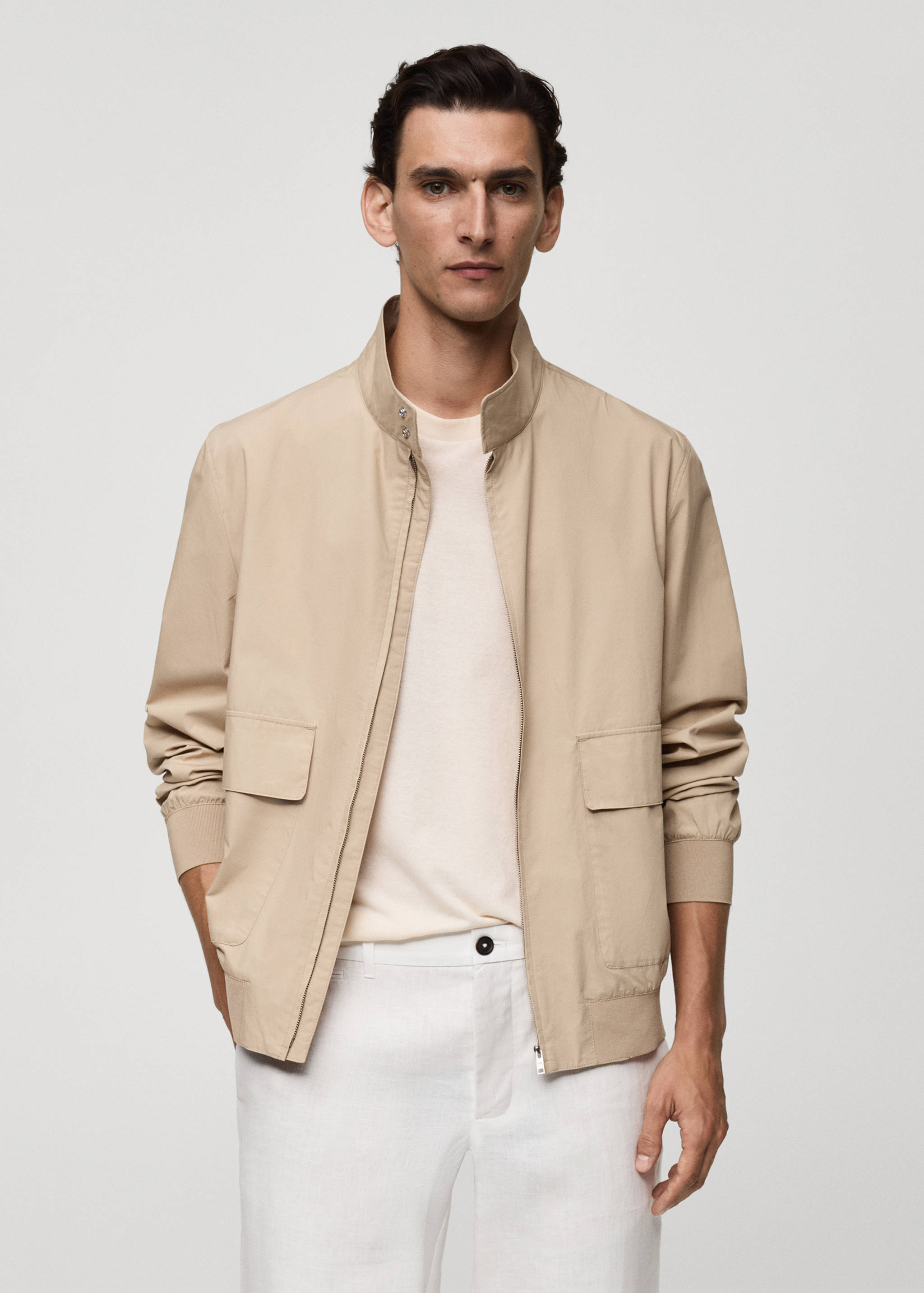 Jasje 100% katoen met zakken - Middenvlak