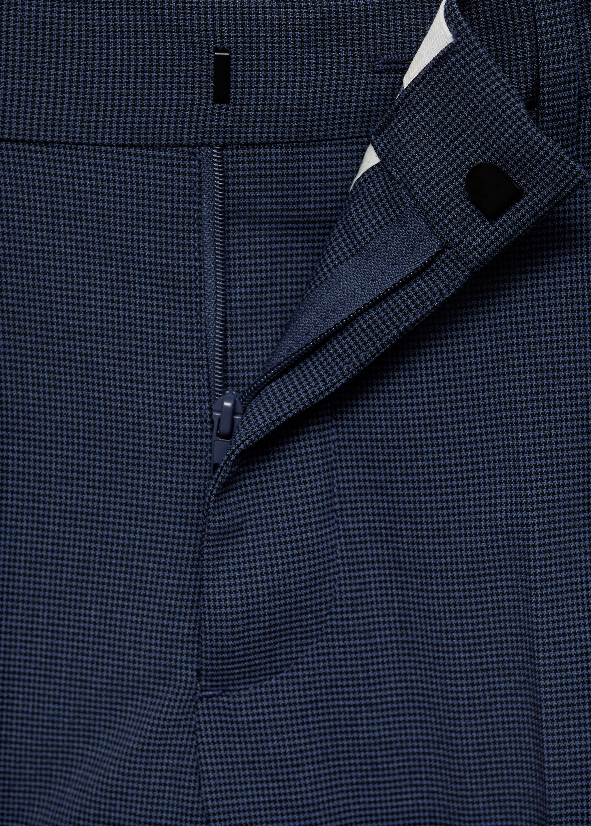 Stretch fabric super slim-fit suit trousers - Details of the article 8