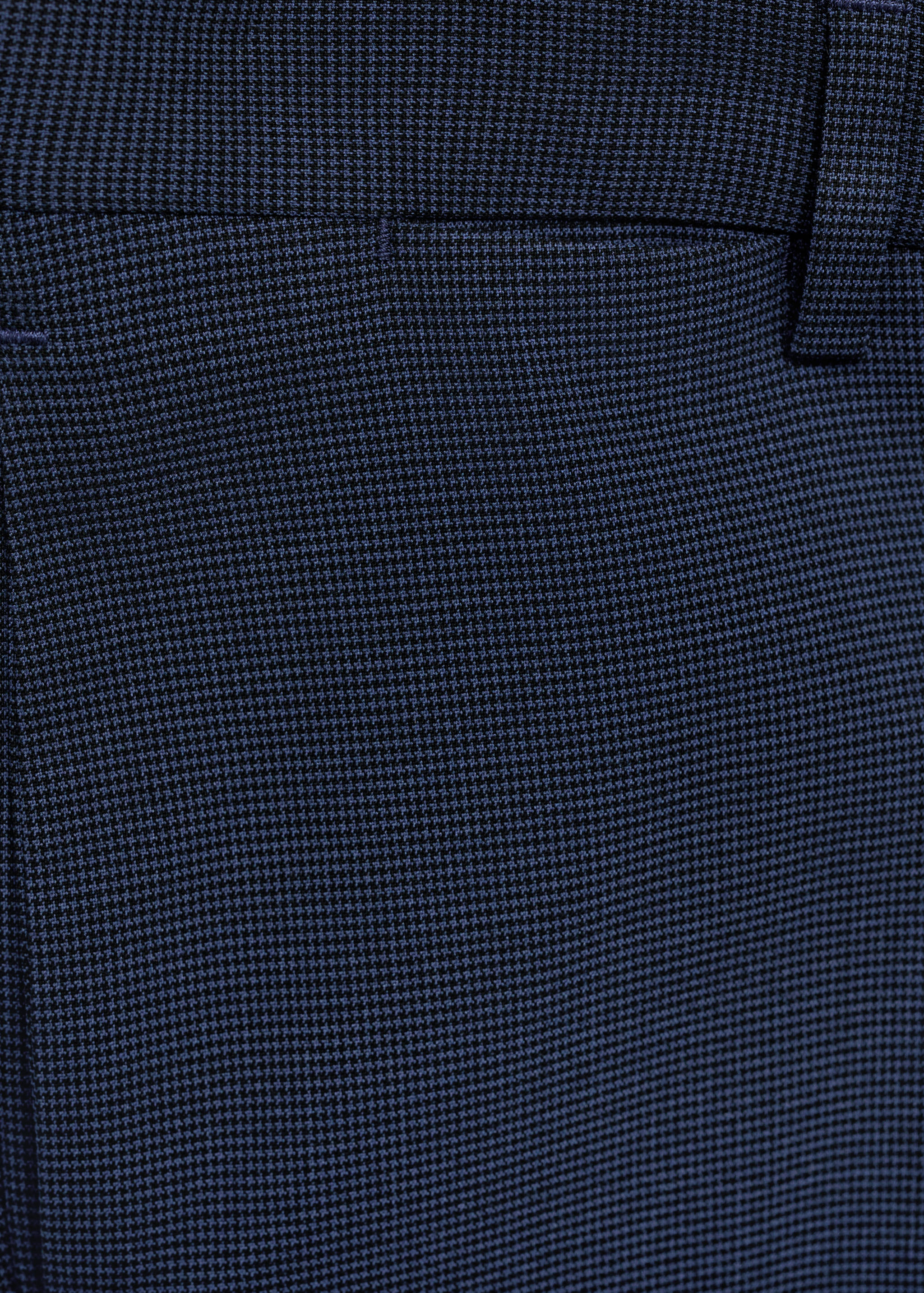 Stretch fabric super slim-fit suit trousers - Details of the article 0