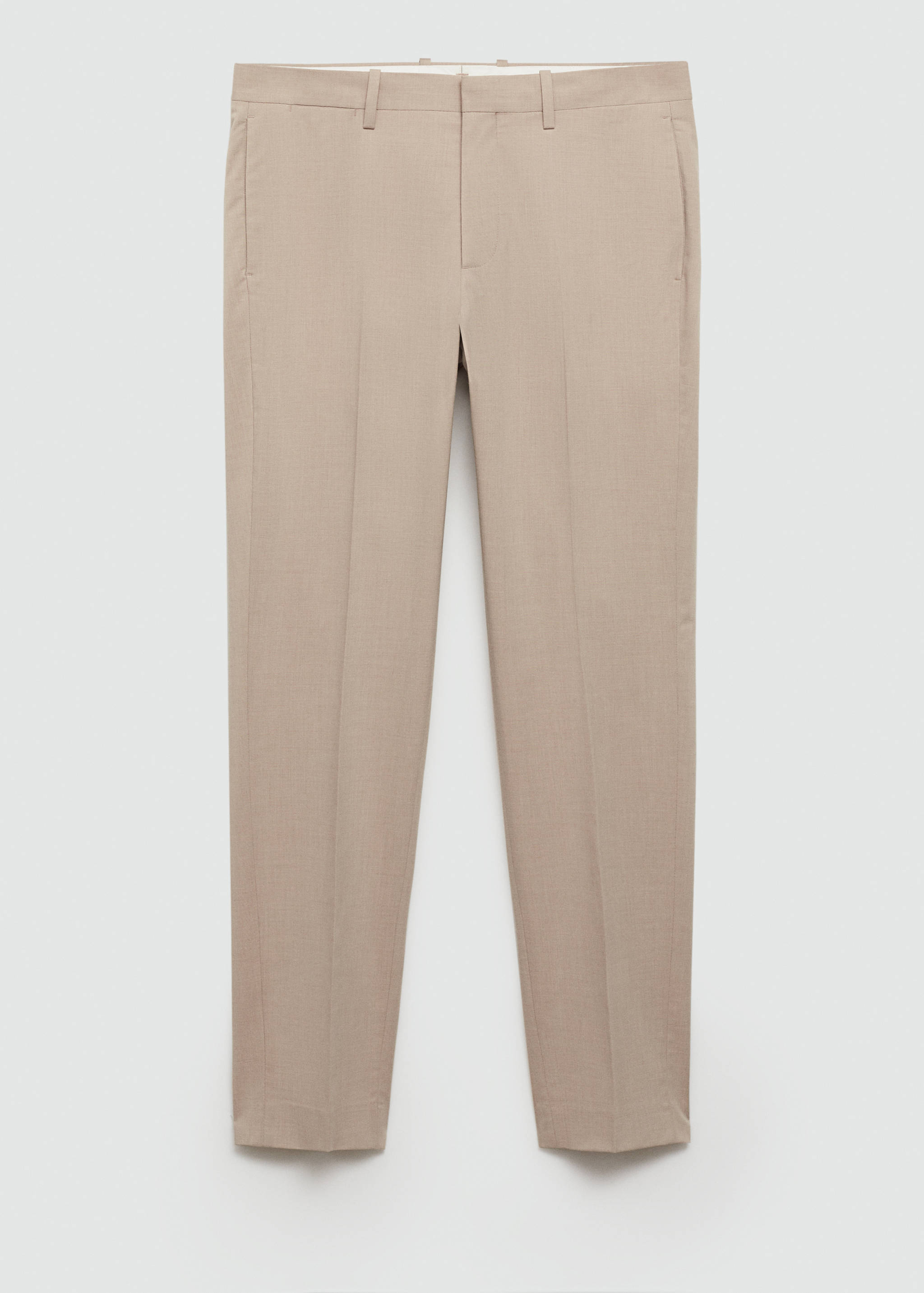 Stretch fabric super slim-fit suit trousers - Article without model