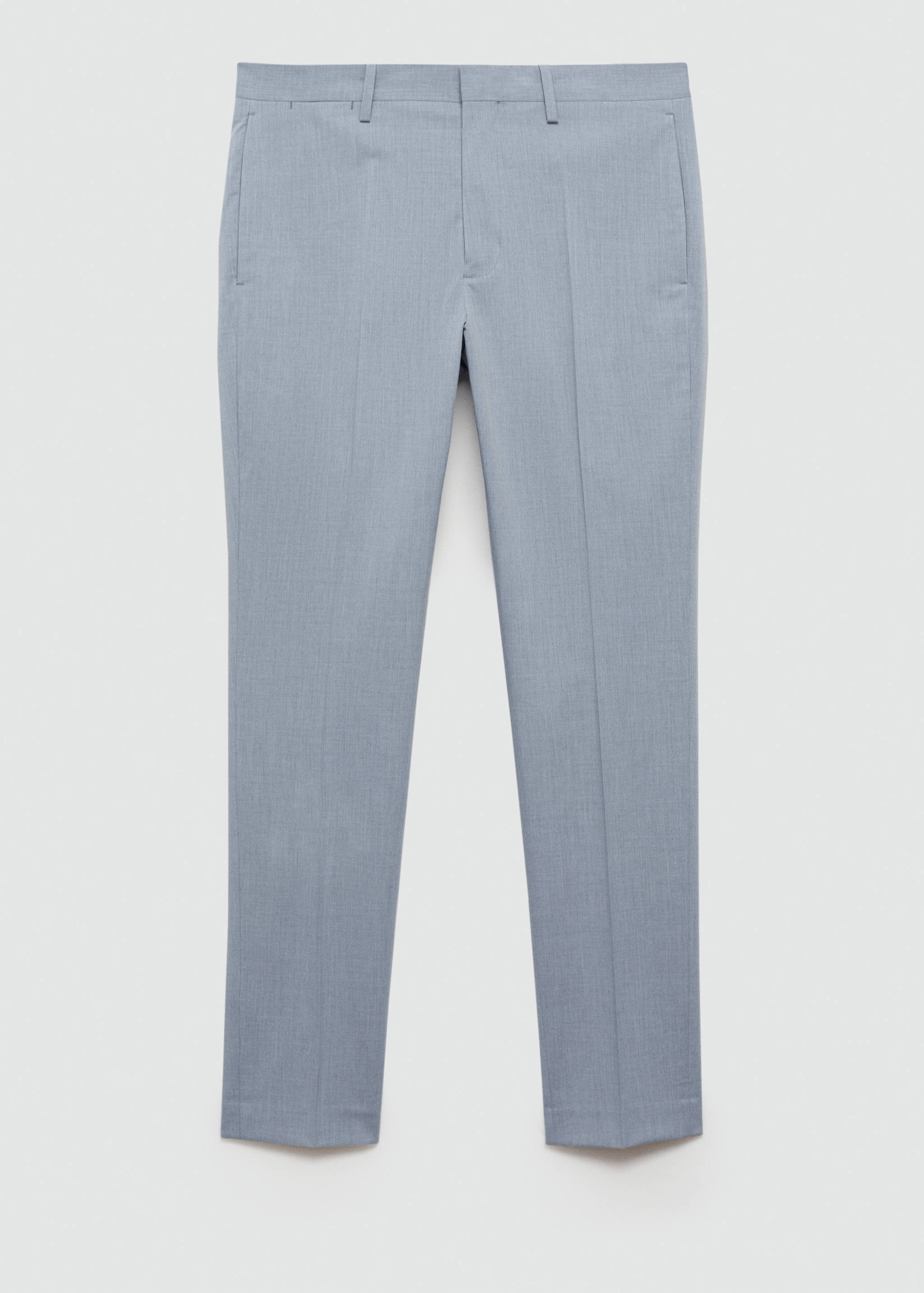 Stretch fabric super slim-fit suit trousers - Article without model