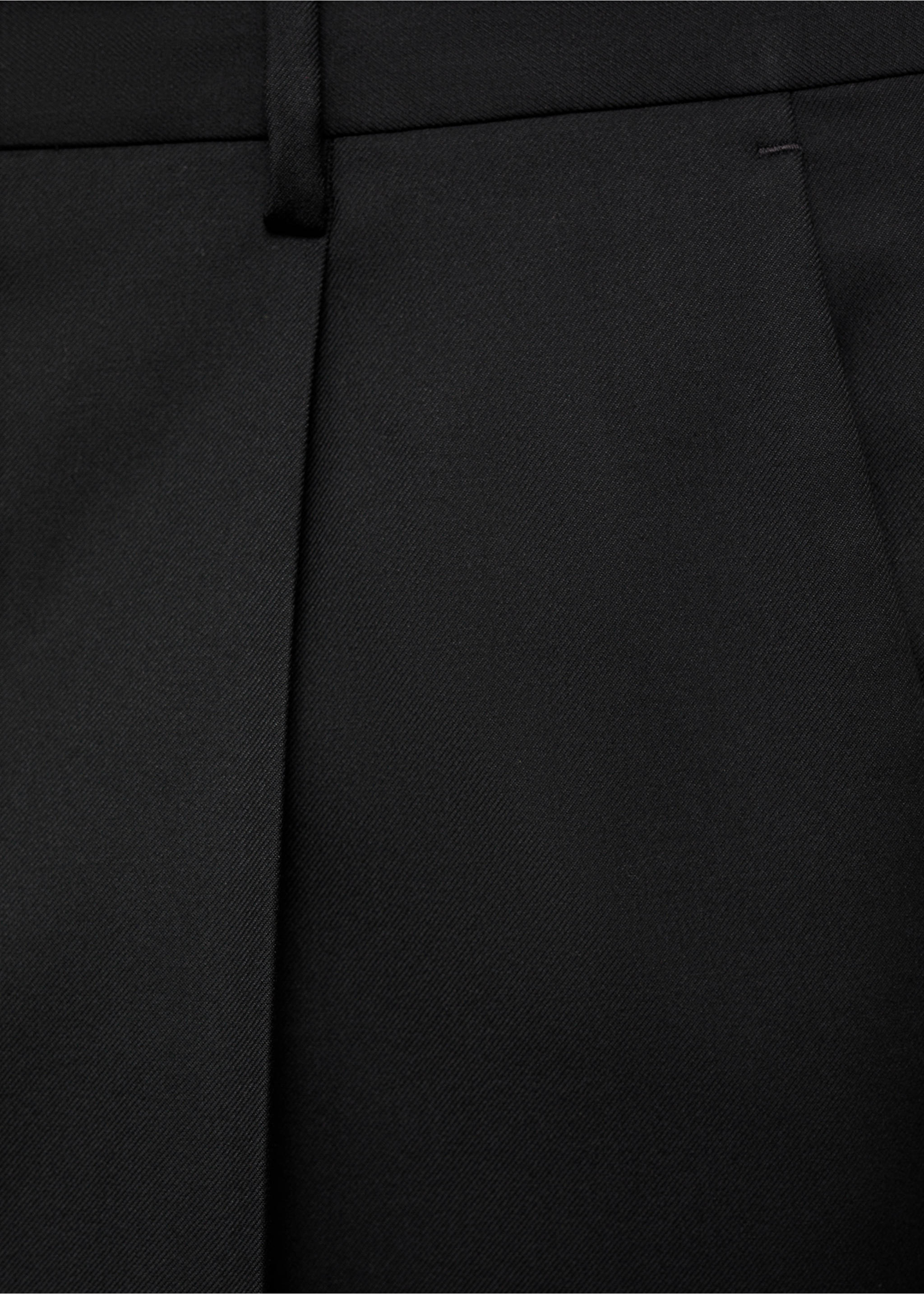 Regular fit suit trousers - Details of the article 0, Black. Ref: 77000584-00.