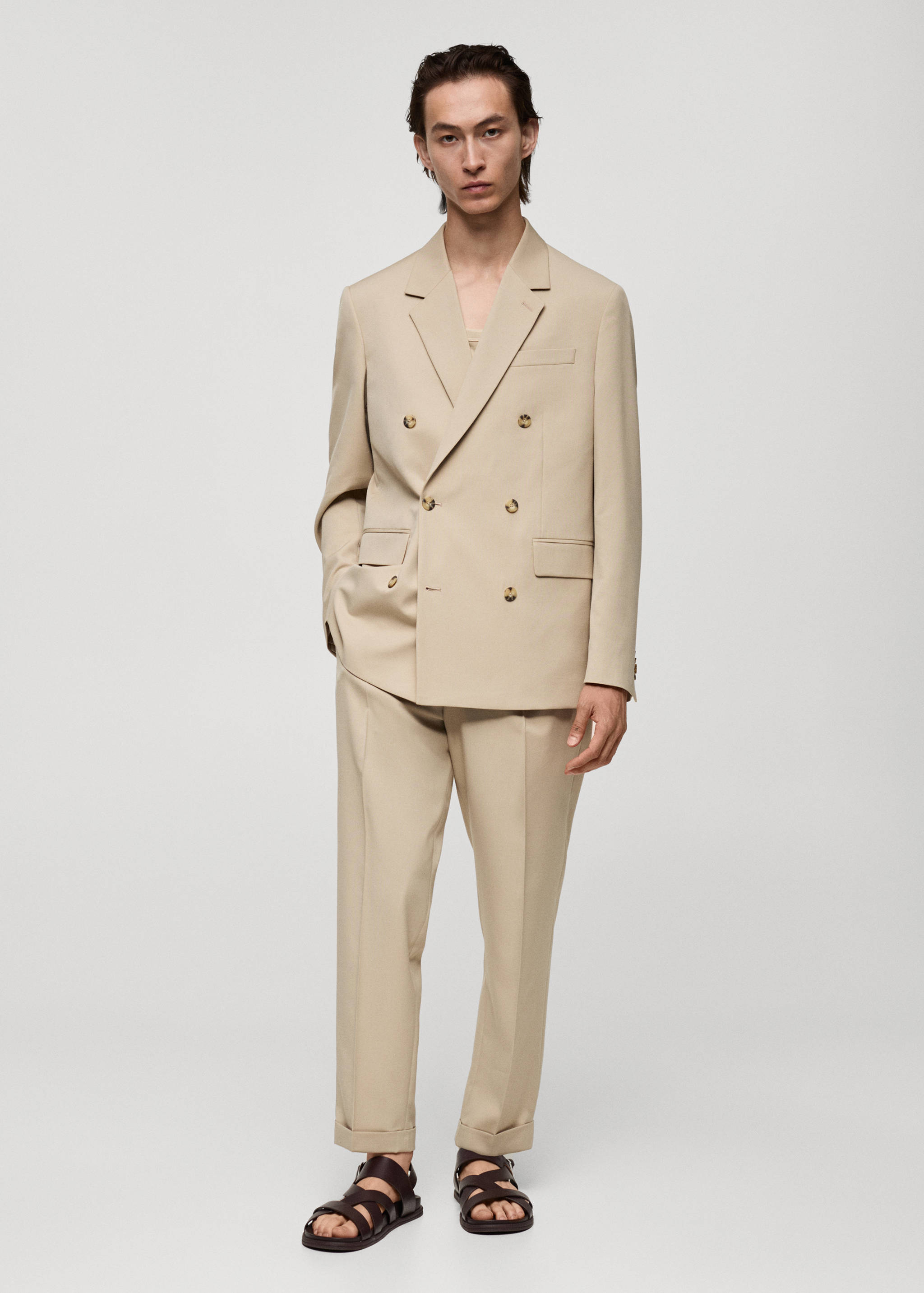 Pantalon de costume regular fit - Plan général