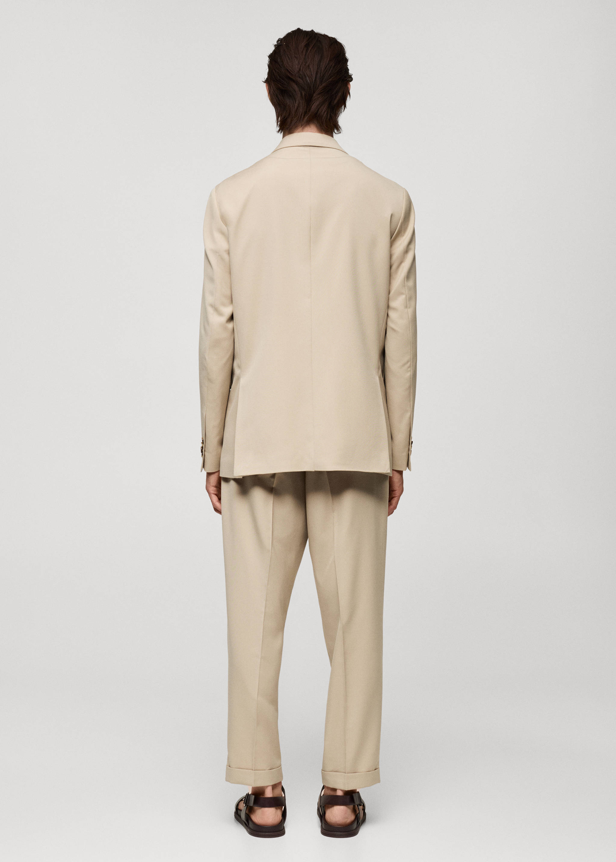 Pantalon de costume regular fit - Verso de l’article