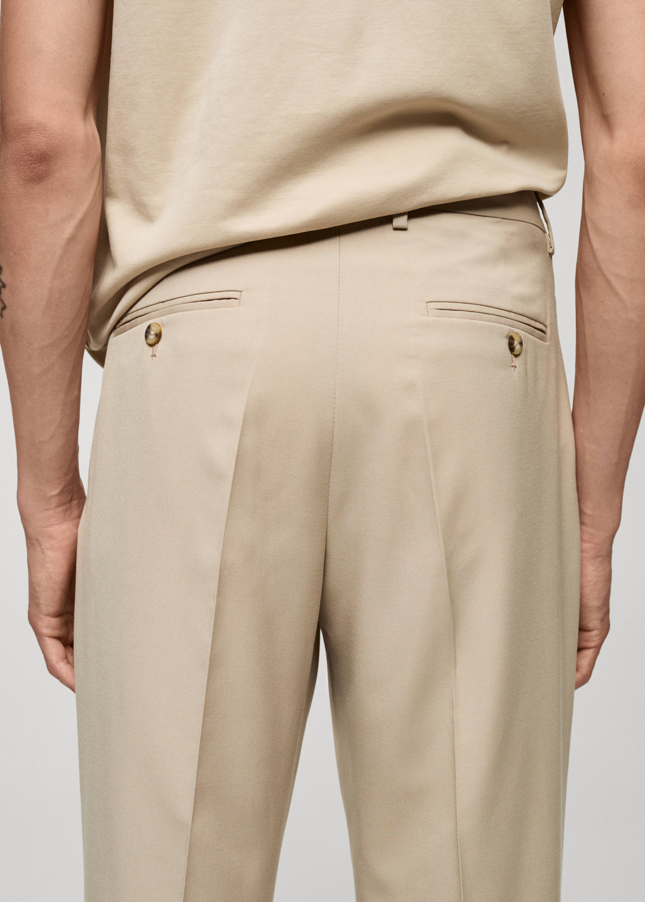 Pantalon de costume regular fit - Détail de l'article 6