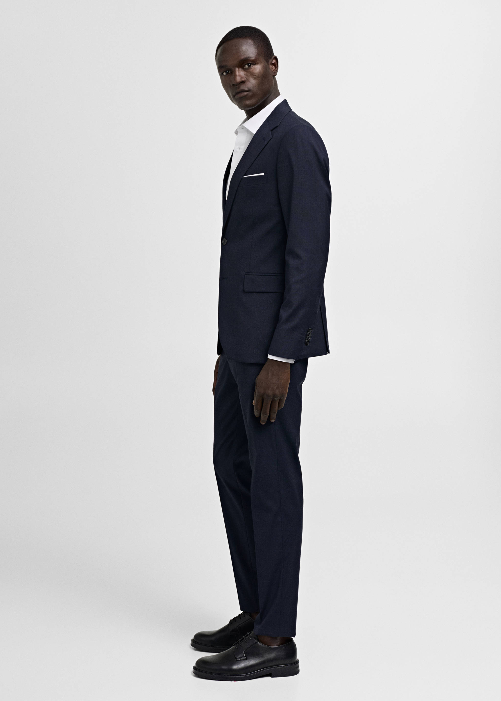 Milan slim-fit suit trousers - Details of the article 1