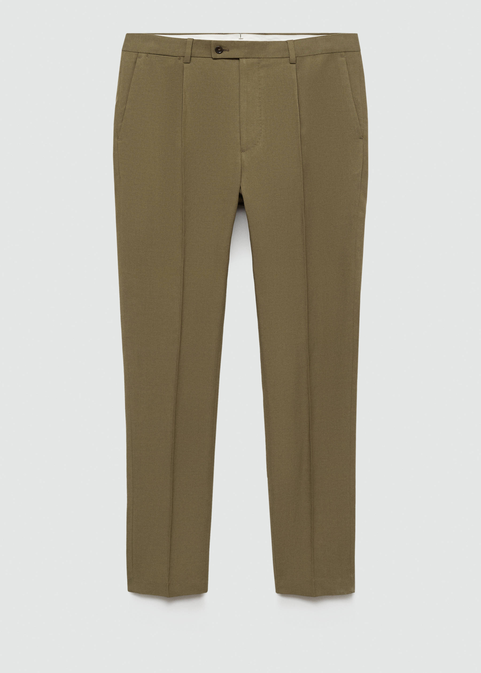 Slimfit Tencel™ suit trousers with pleats - Article without model