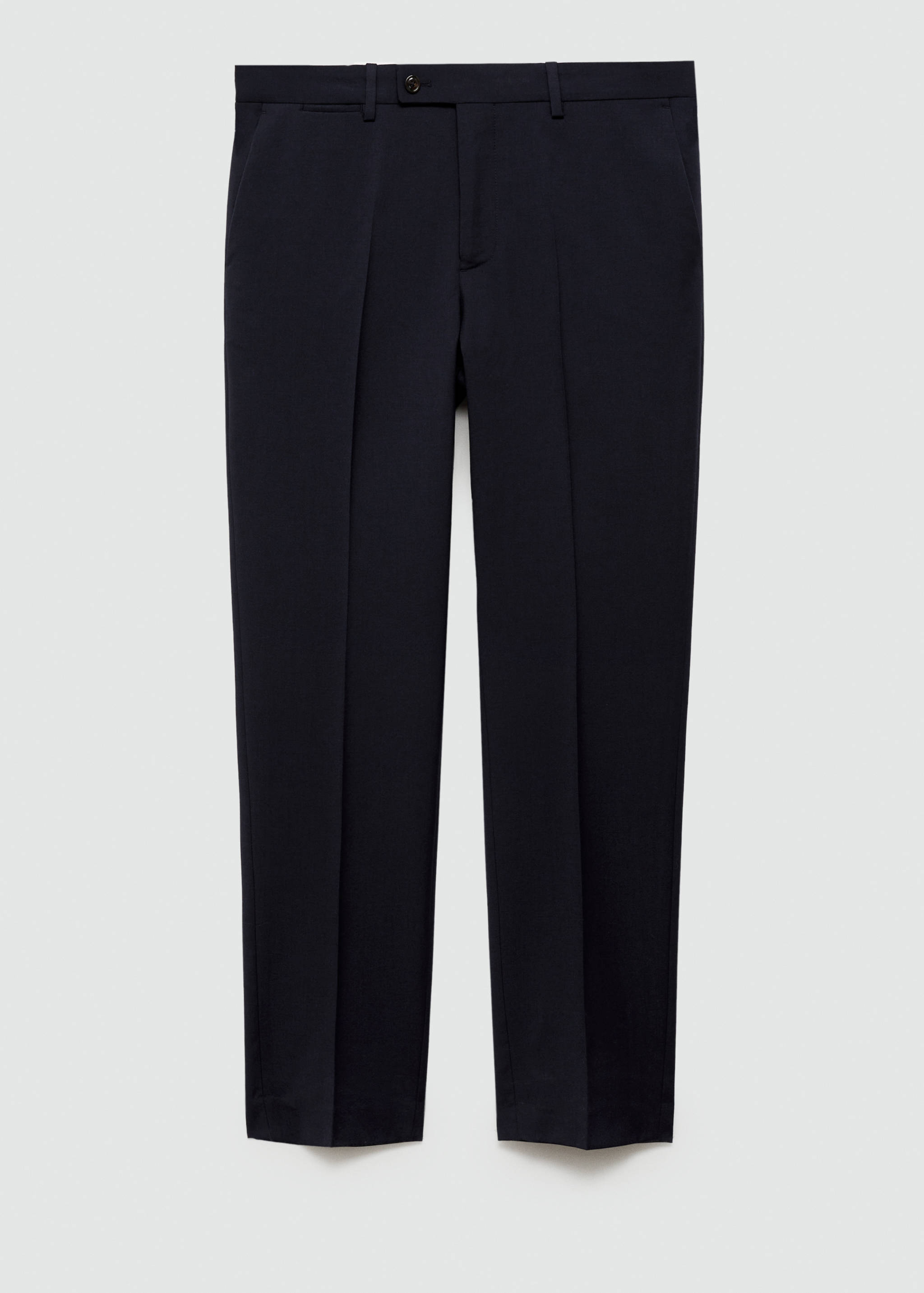 100% virgin wool slim-fit suit trousers - Article without model