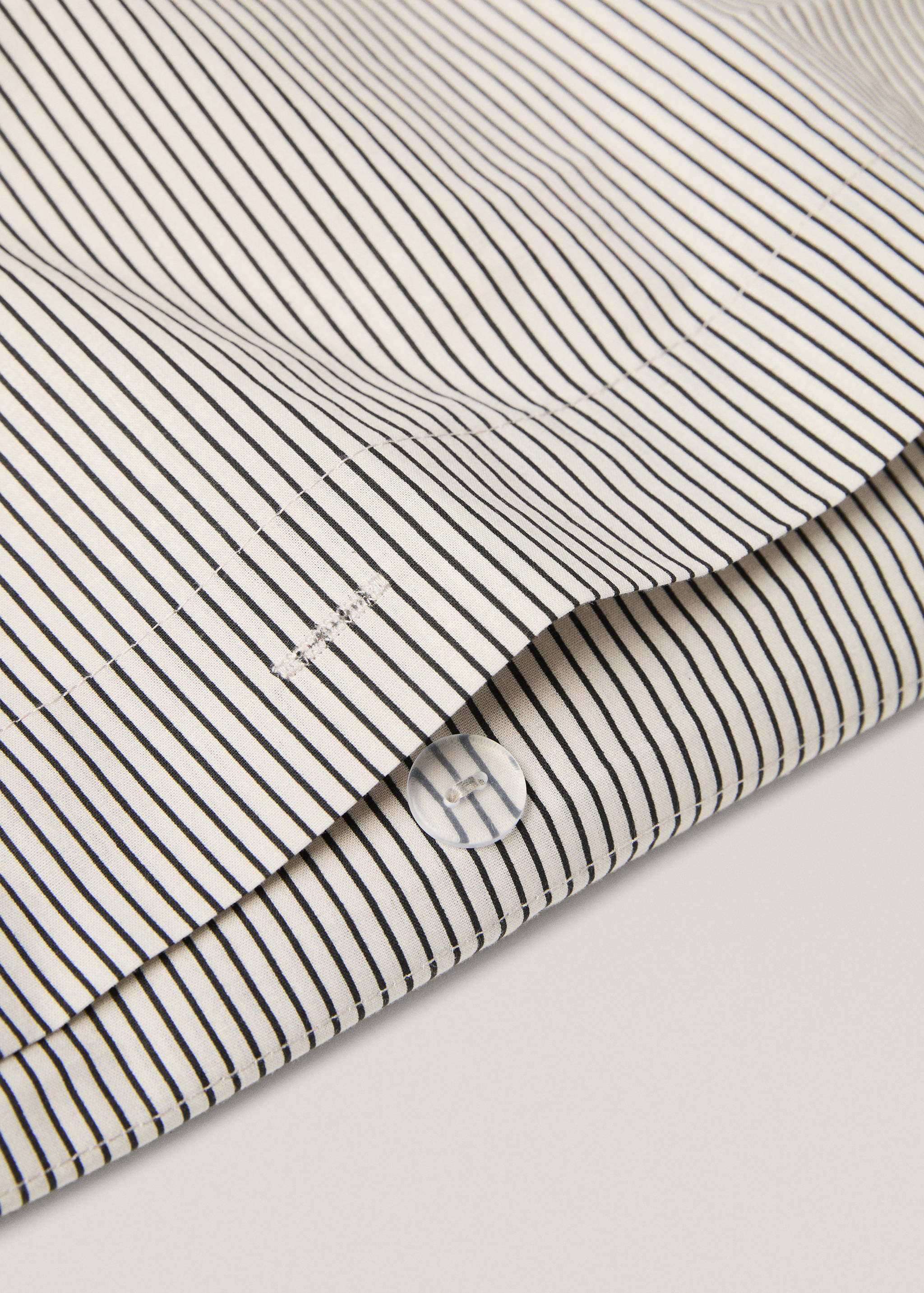 Povlak na přikrývku s dvojbarevným proužkem, na postel 90 cm - Detail zboží 1