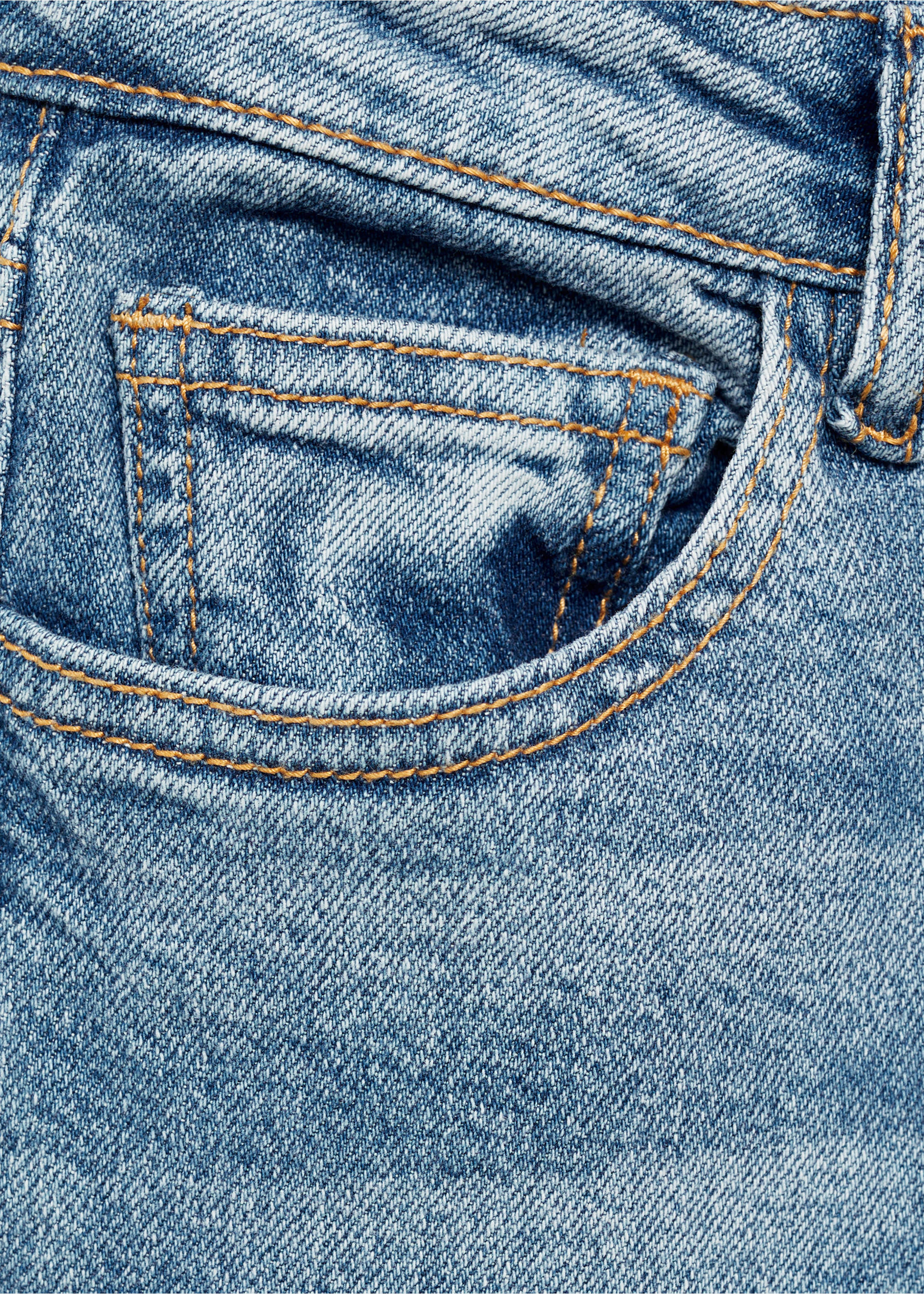 Flared finished jeans - Details of the article 0, Medium Blue. Ref: 77000617-00.