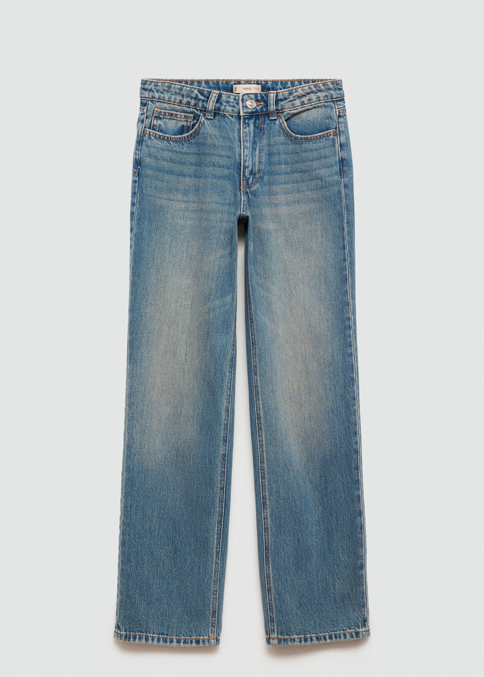 Raka jeans medium midja - Artikel utan modell