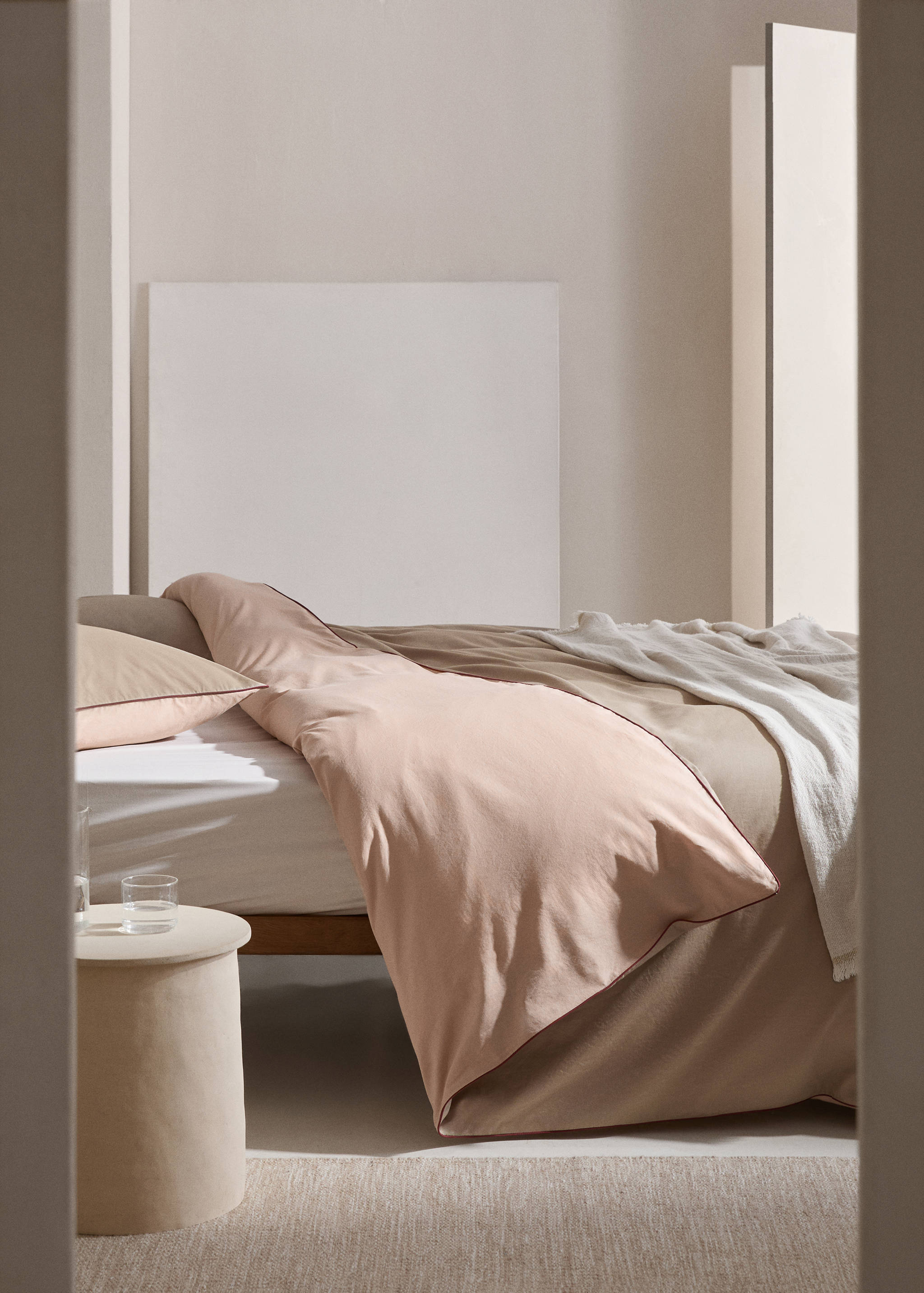 Two-tone reversible duvet cover for 150cm bed - General plane