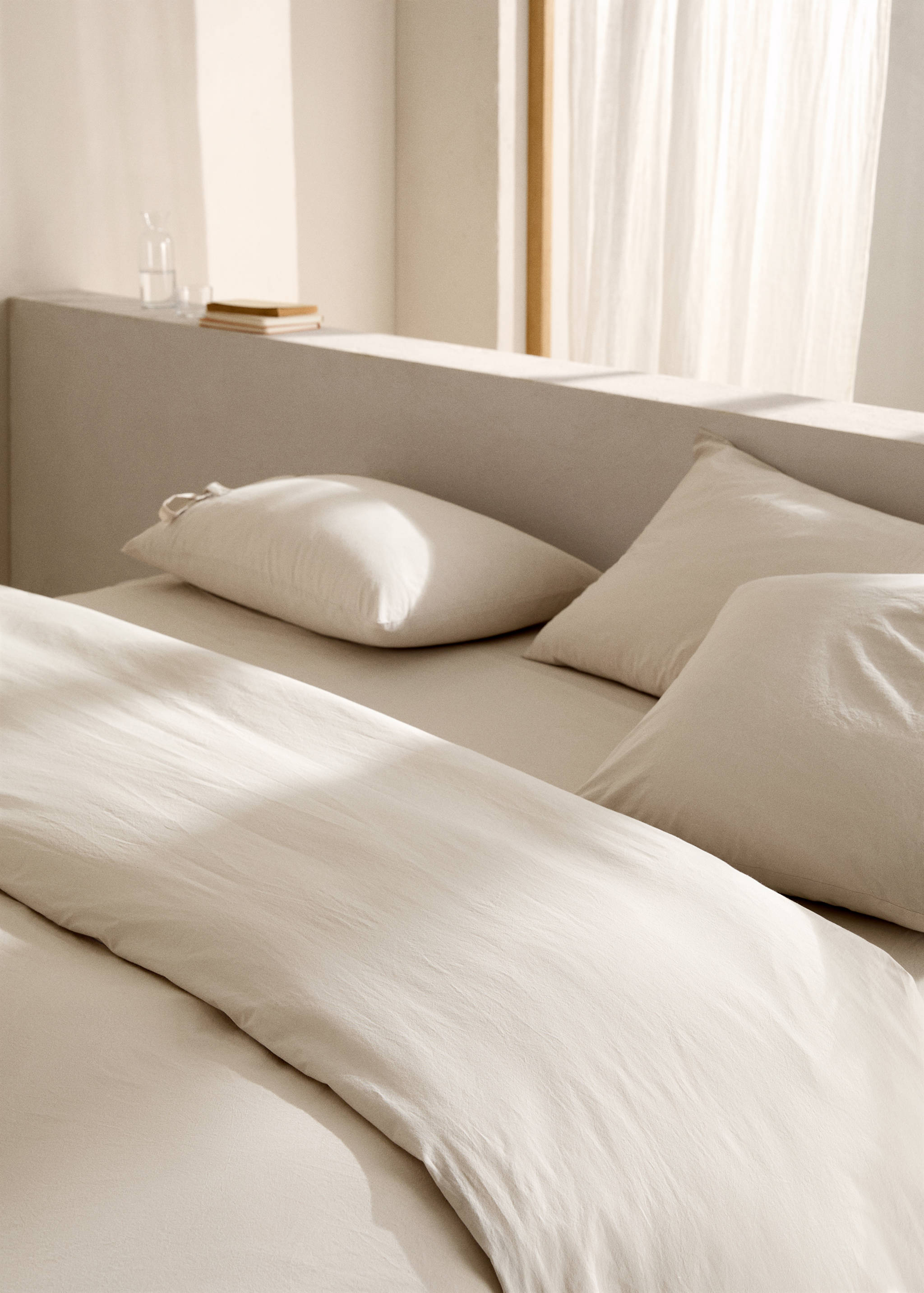 Washed cotton duvet cover for king bed - Details of the article 8