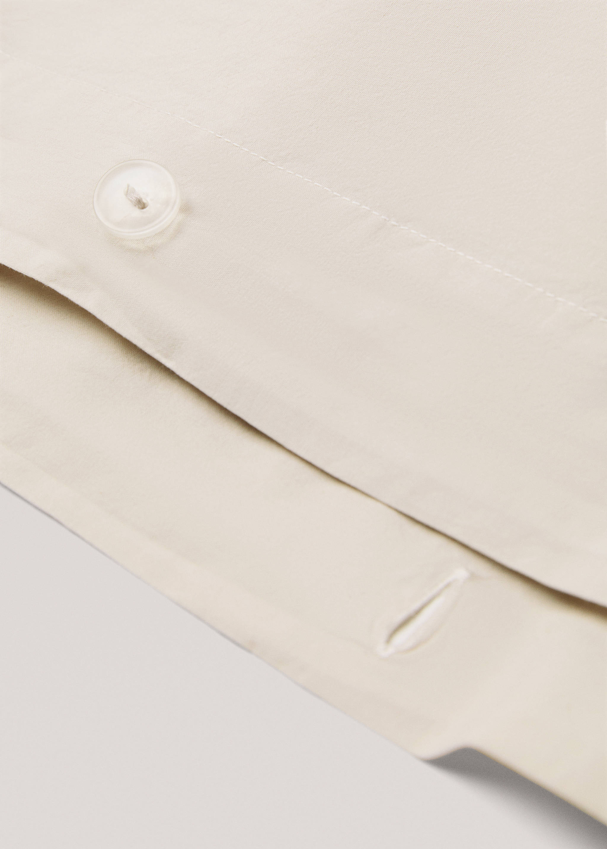 Washed cotton duvet cover for king bed - Details of the article 1