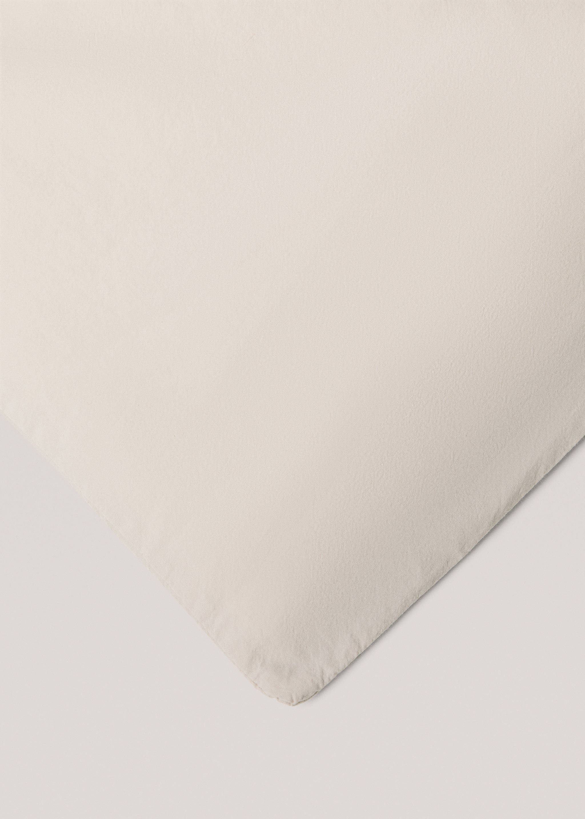 Washed cotton duvet cover for king bed - Details of the article 3