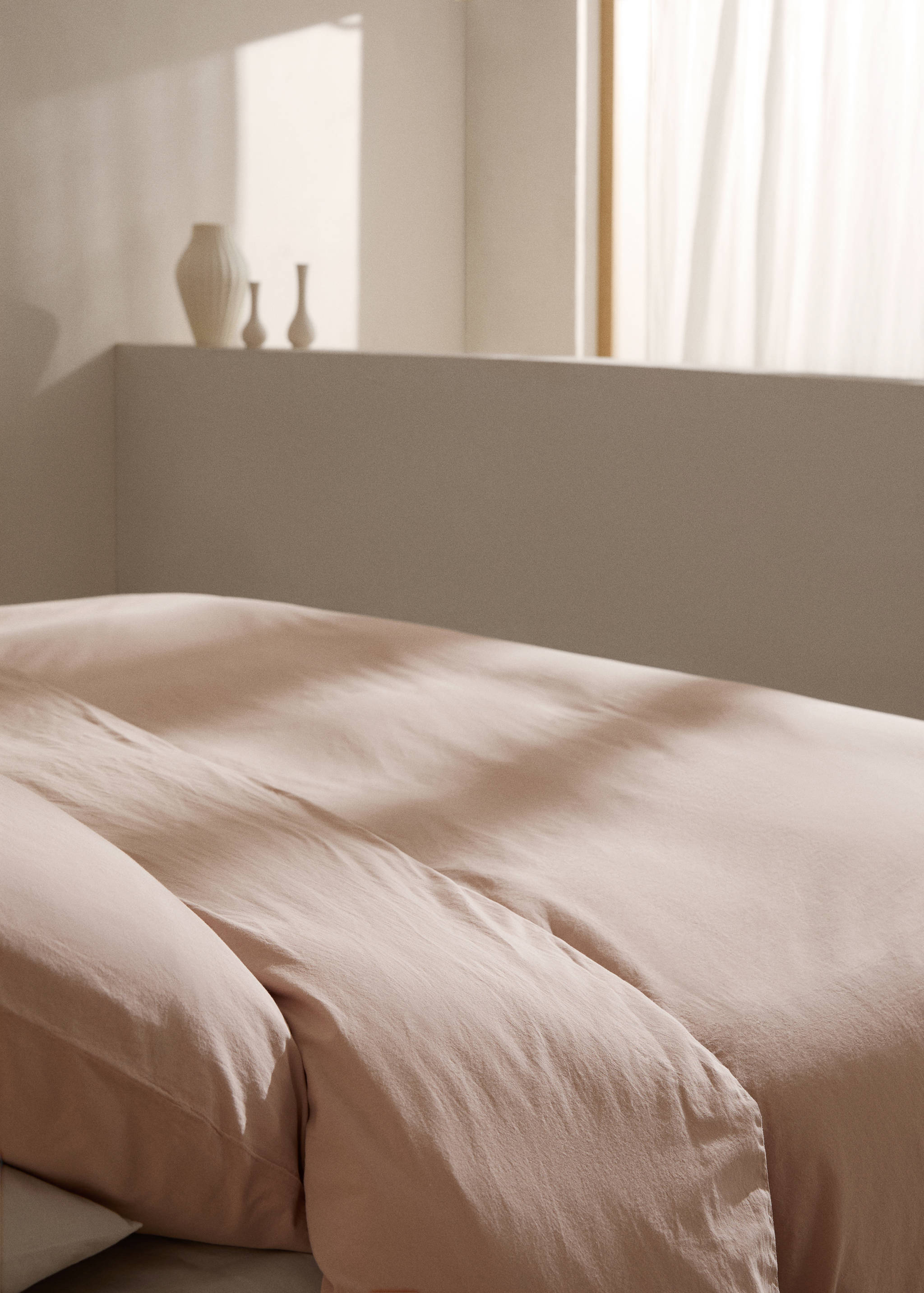Washed cotton duvet cover for king bed - Details of the article 7