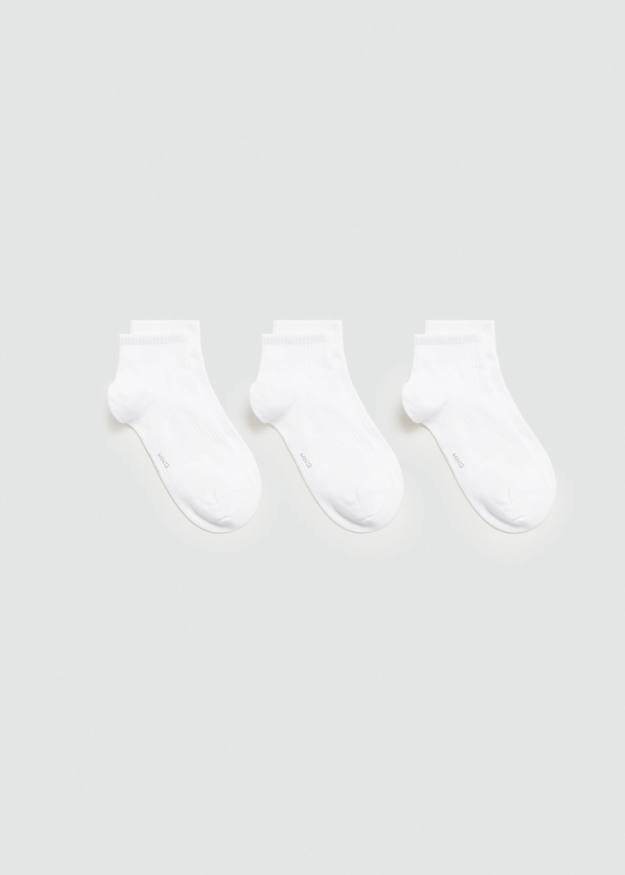 3er-Pack Baumwollsocken mit Rippmuster - Artikel ohne Model