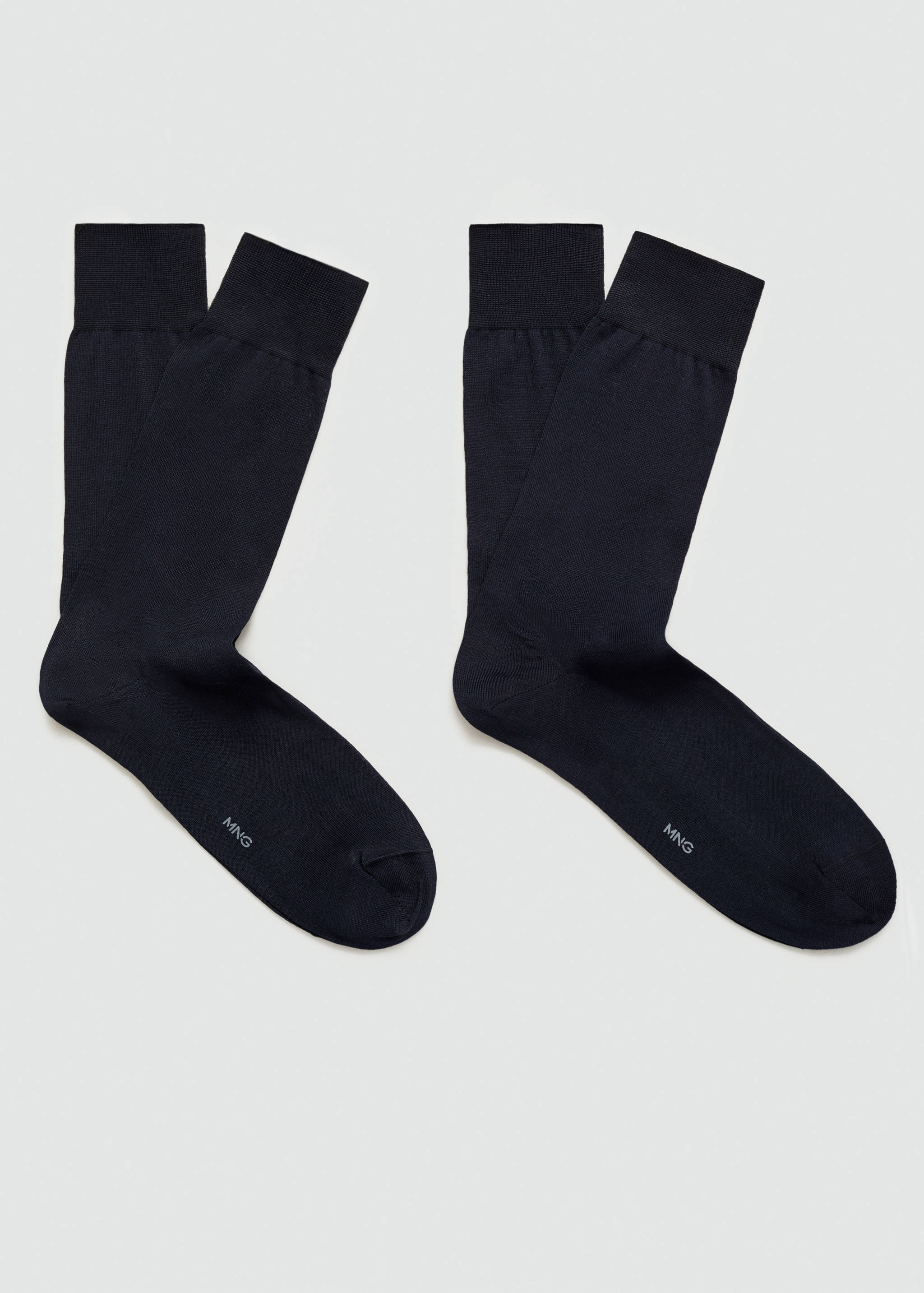 Pack of 2 long cotton socks - Article without model