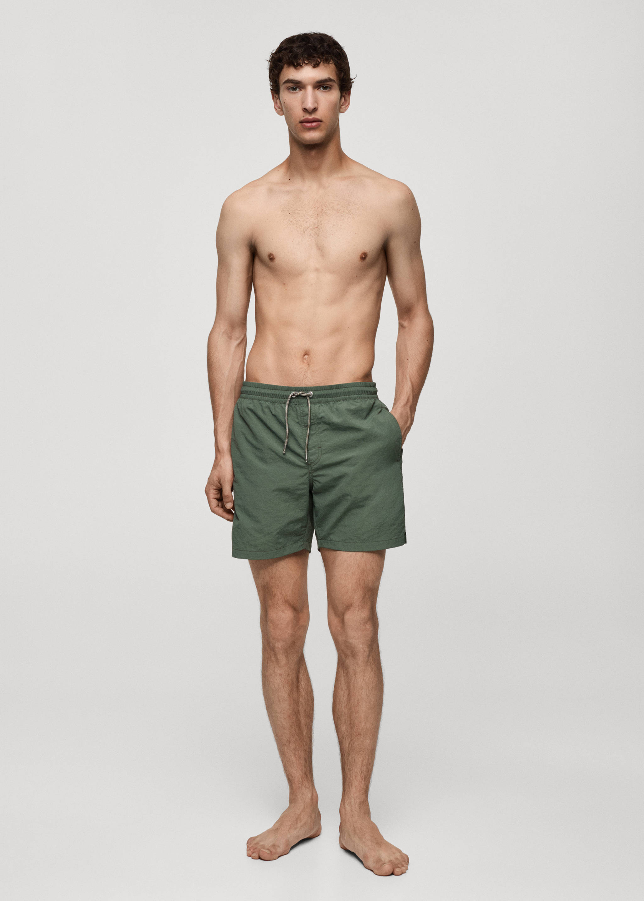 Maillot de bain uni cordon - Plan général