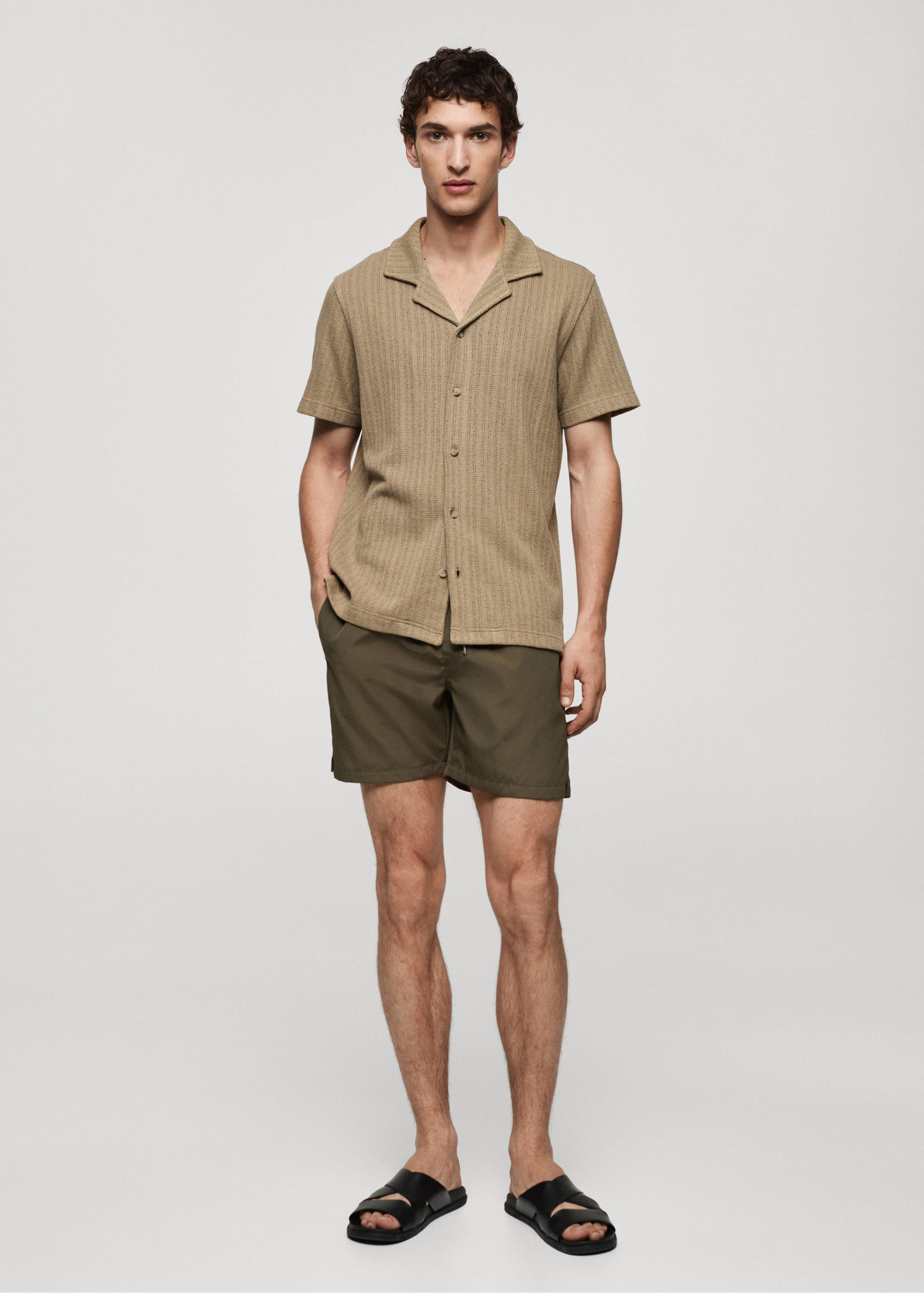 Plain lace swimsuit - General plane